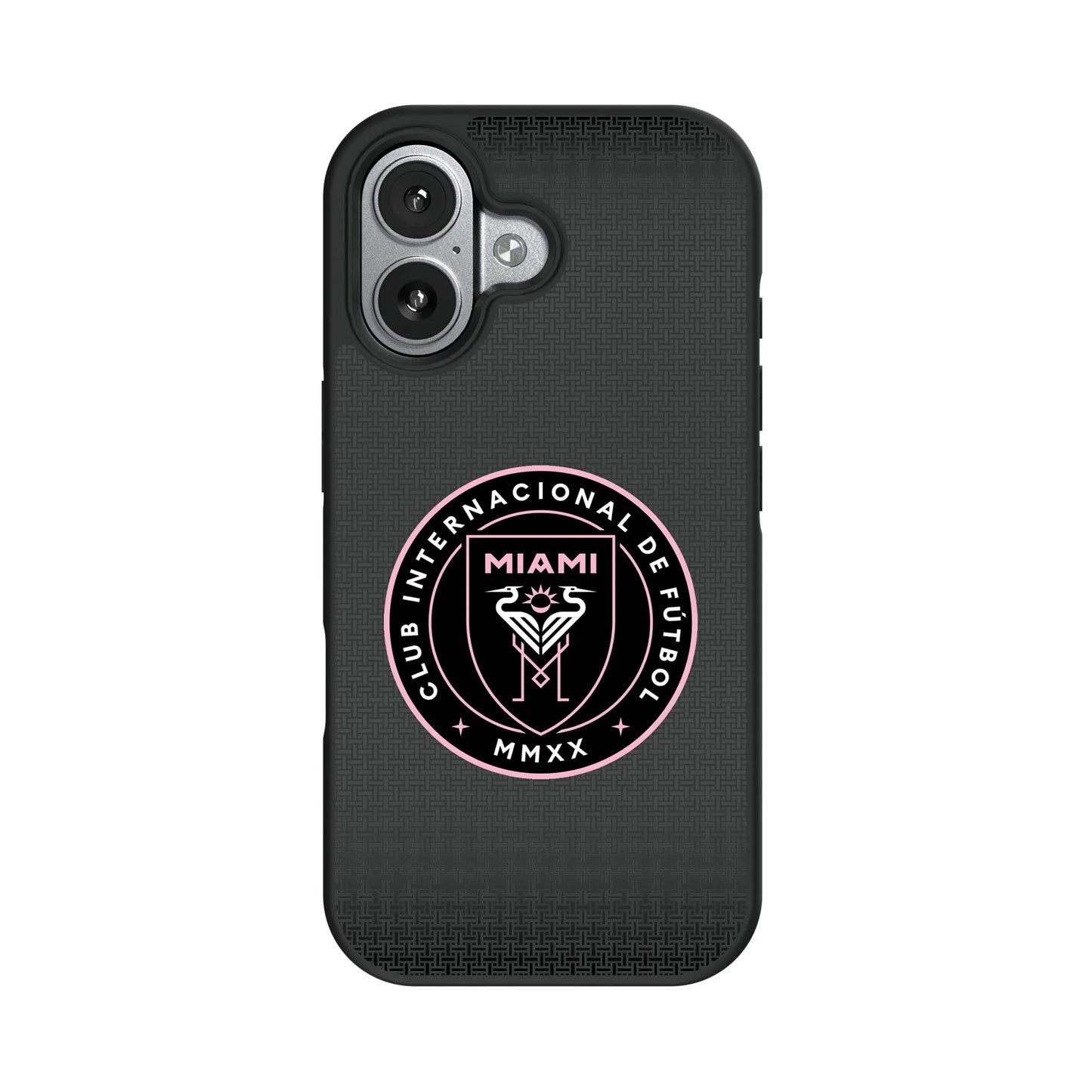 Inter Miami CF Linen Bump Phone Case for Apple iPhone
