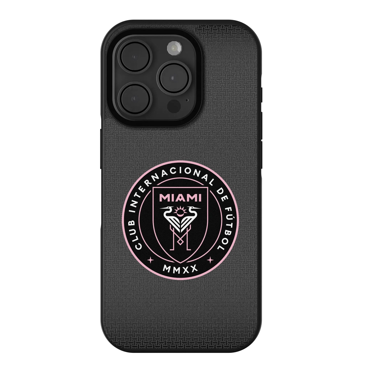 Inter Miami CF Linen Bump Phone Case for Apple iPhone