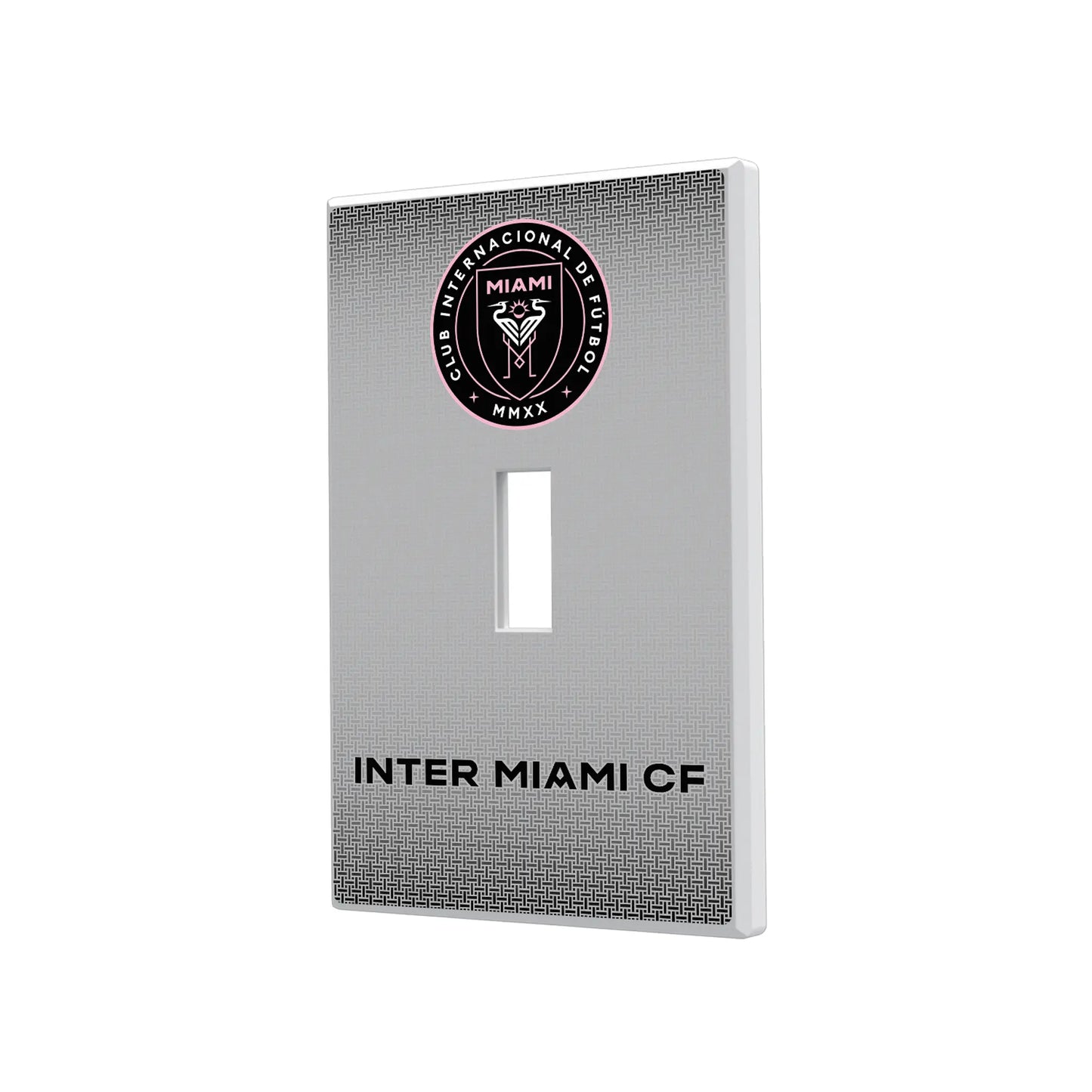 Inter Miami CF Linen Hidden-Screw Light Switch Plate