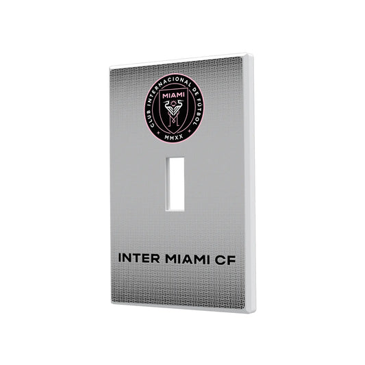 Inter Miami CF Linen Hidden-Screw Light Switch Plate