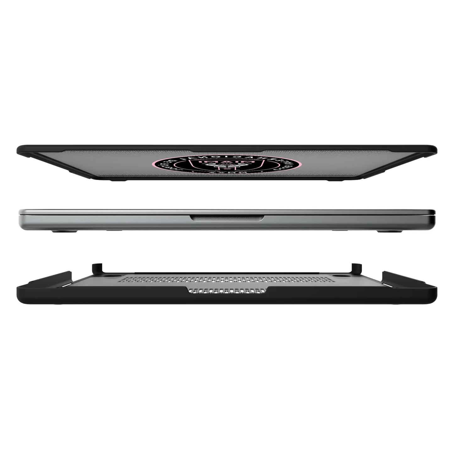 Inter Miami CF Linen Laptop Case for Apple MacBook