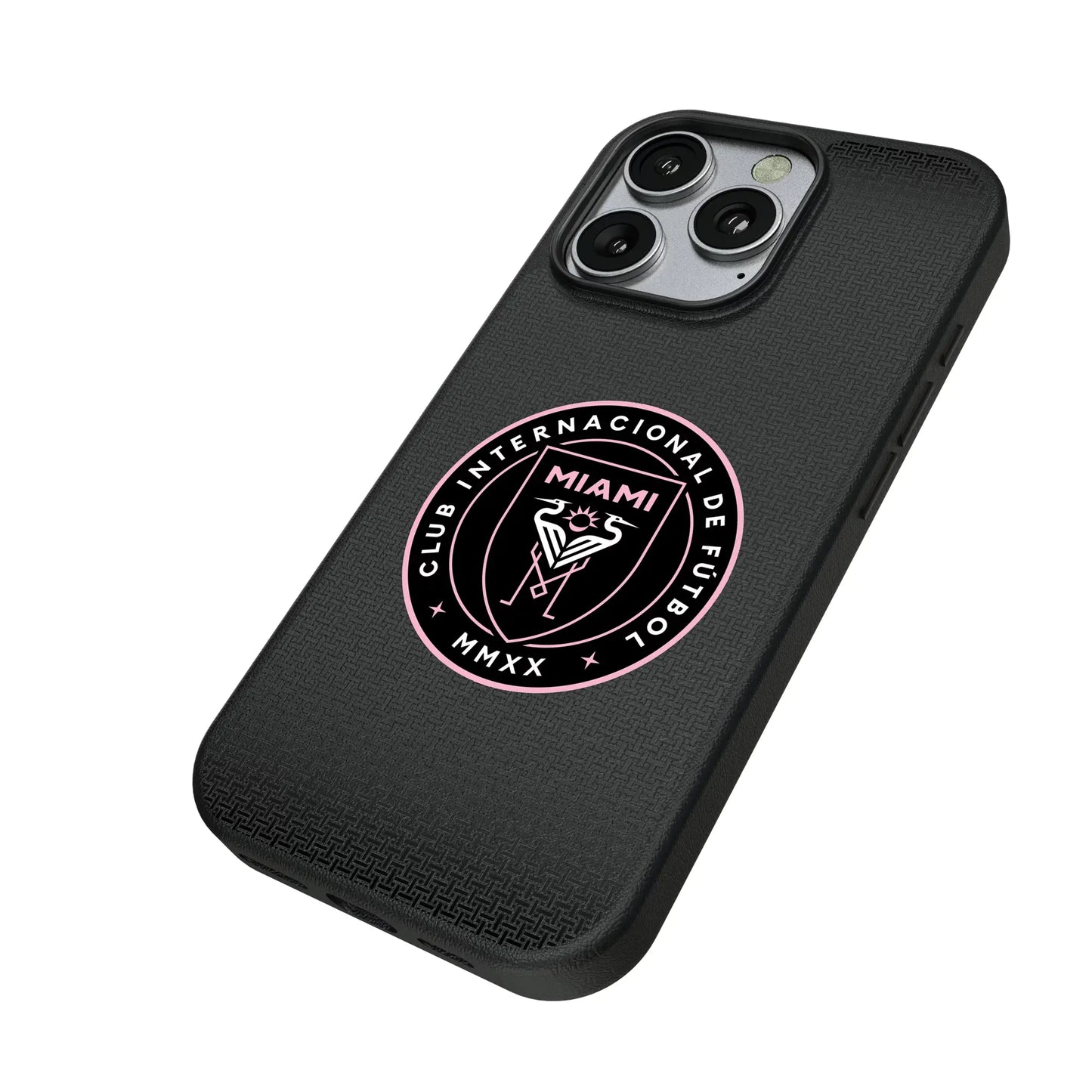 Inter Miami CF Linen MagSafe Compatible Phone Case for Apple iPhone