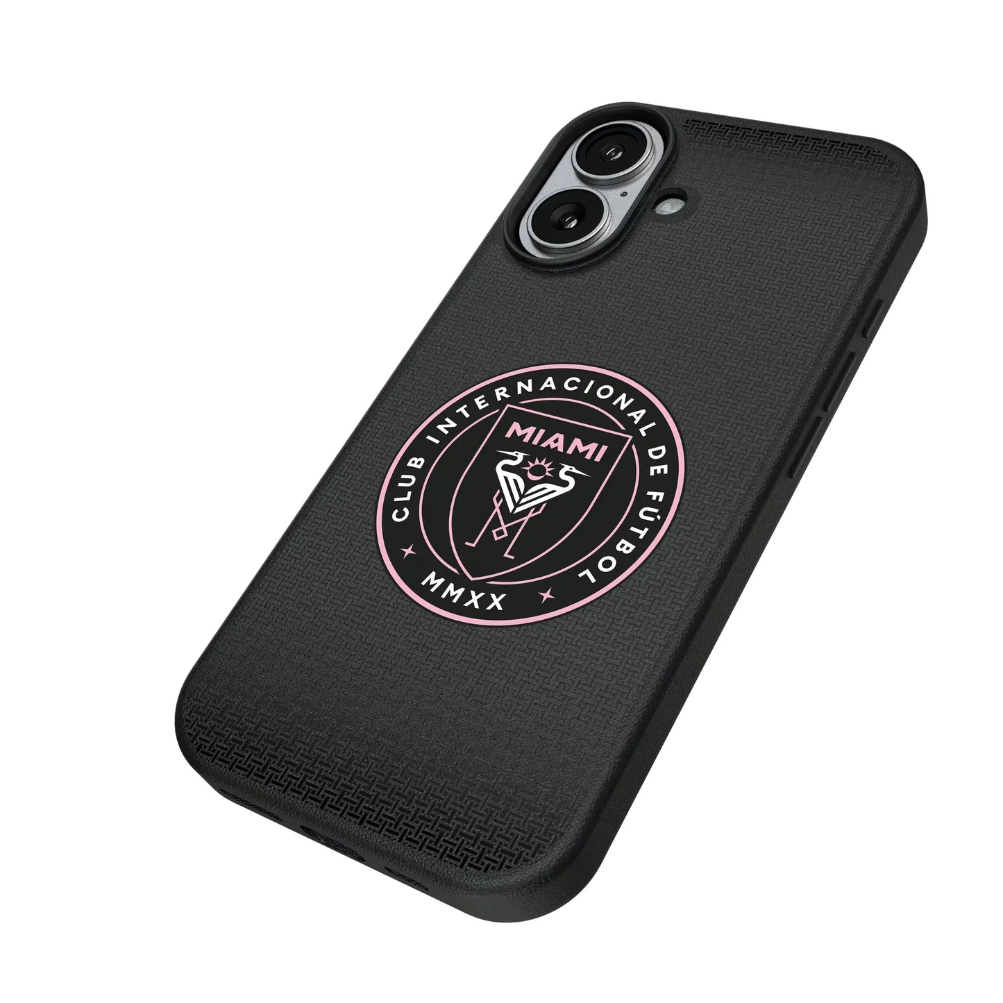 Inter Miami CF Linen MagSafe Compatible Phone Case for Apple iPhone