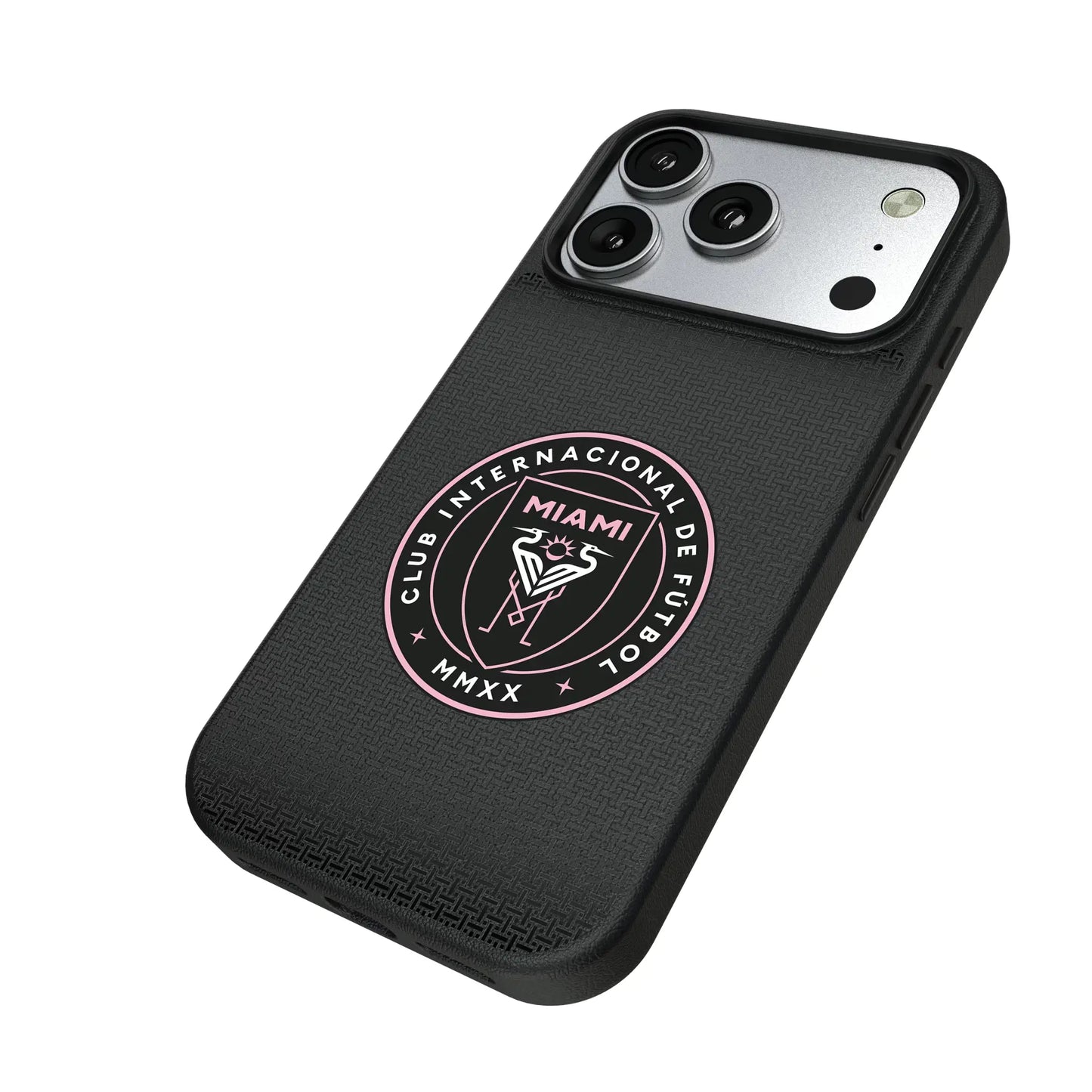 Inter Miami CF Linen MagSafe Compatible Phone Case for Apple iPhone