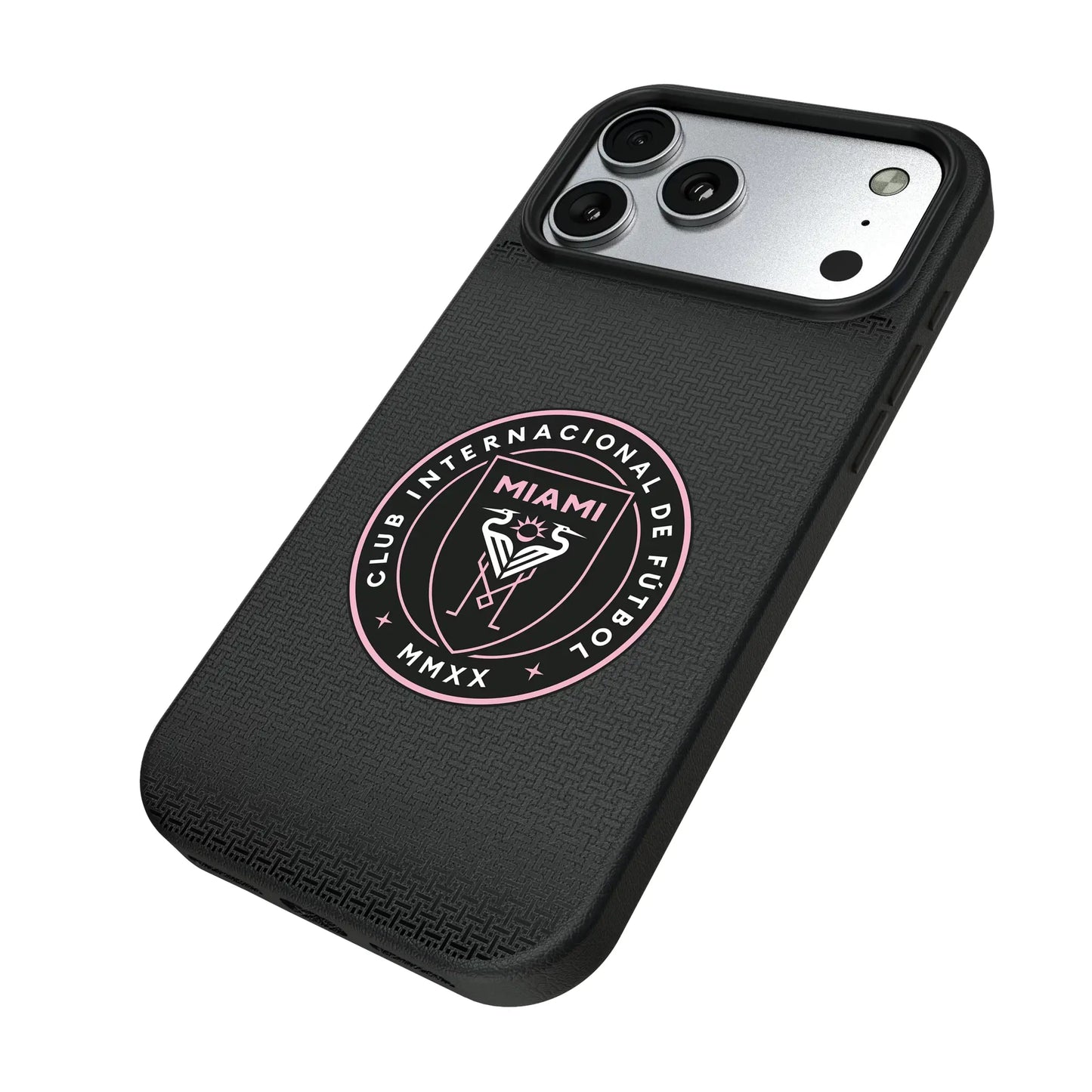 Inter Miami CF Linen MagSafe Compatible Phone Case for Apple iPhone