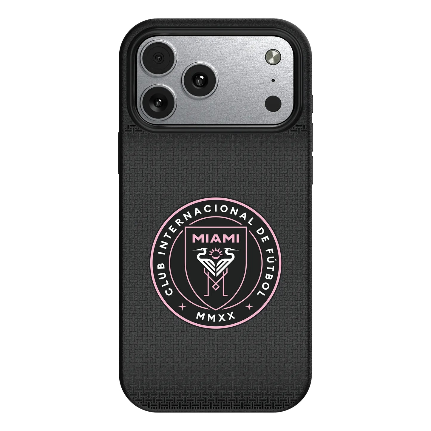 Inter Miami CF Linen MagSafe Compatible Phone Case for Apple iPhone