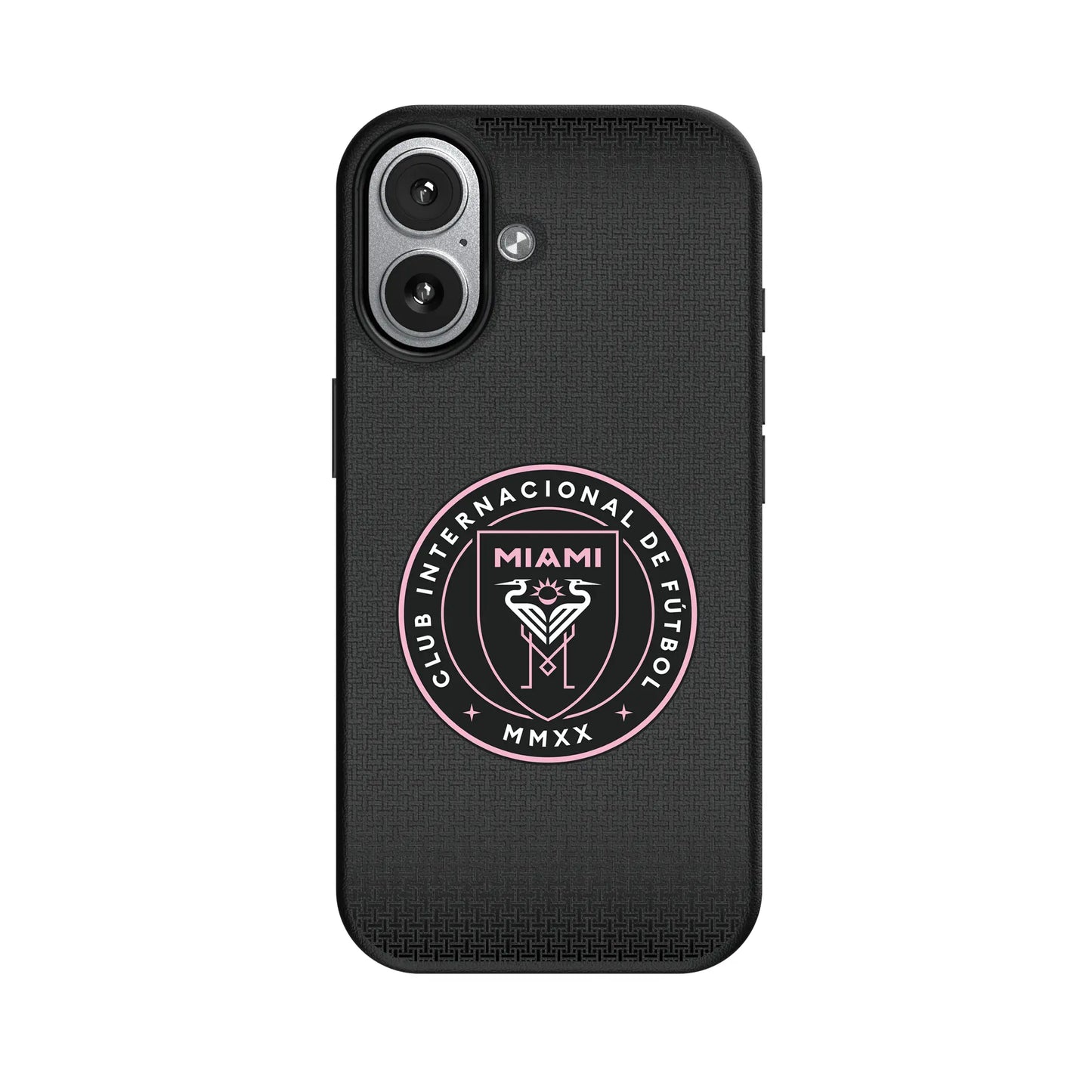Inter Miami CF Linen MagSafe Compatible Phone Case for Apple iPhone