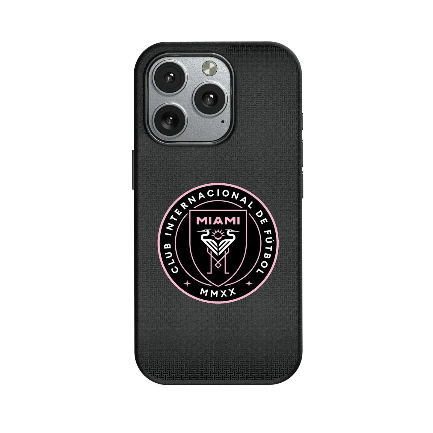 Inter Miami CF Linen MagSafe Compatible Phone Case for Apple iPhone
