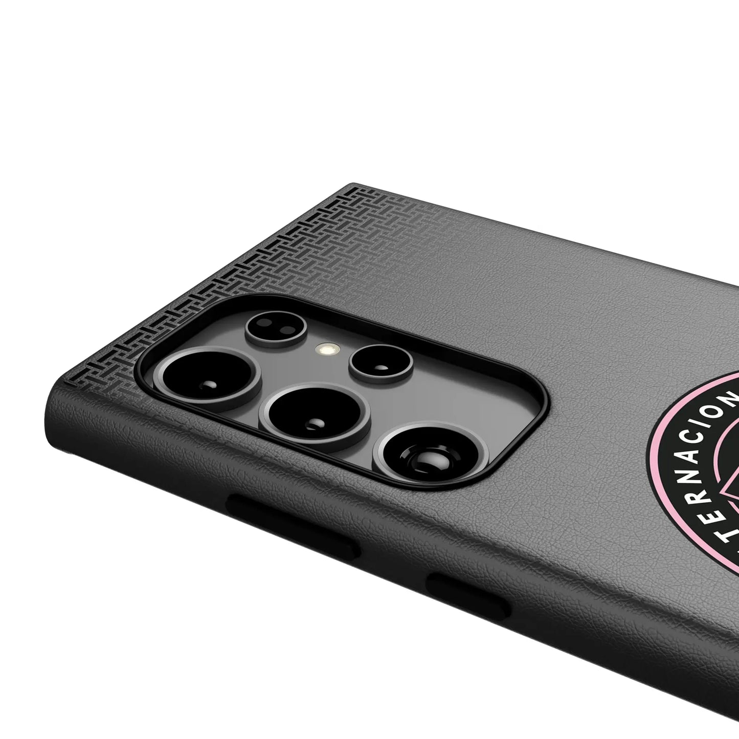 Inter Miami CF Linen MagSafe Compatible Phone Case for Samsung Galaxy