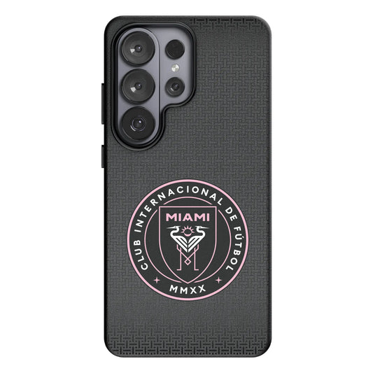 Inter Miami CF Linen MagSafe Compatible Phone Case for Samsung Galaxy