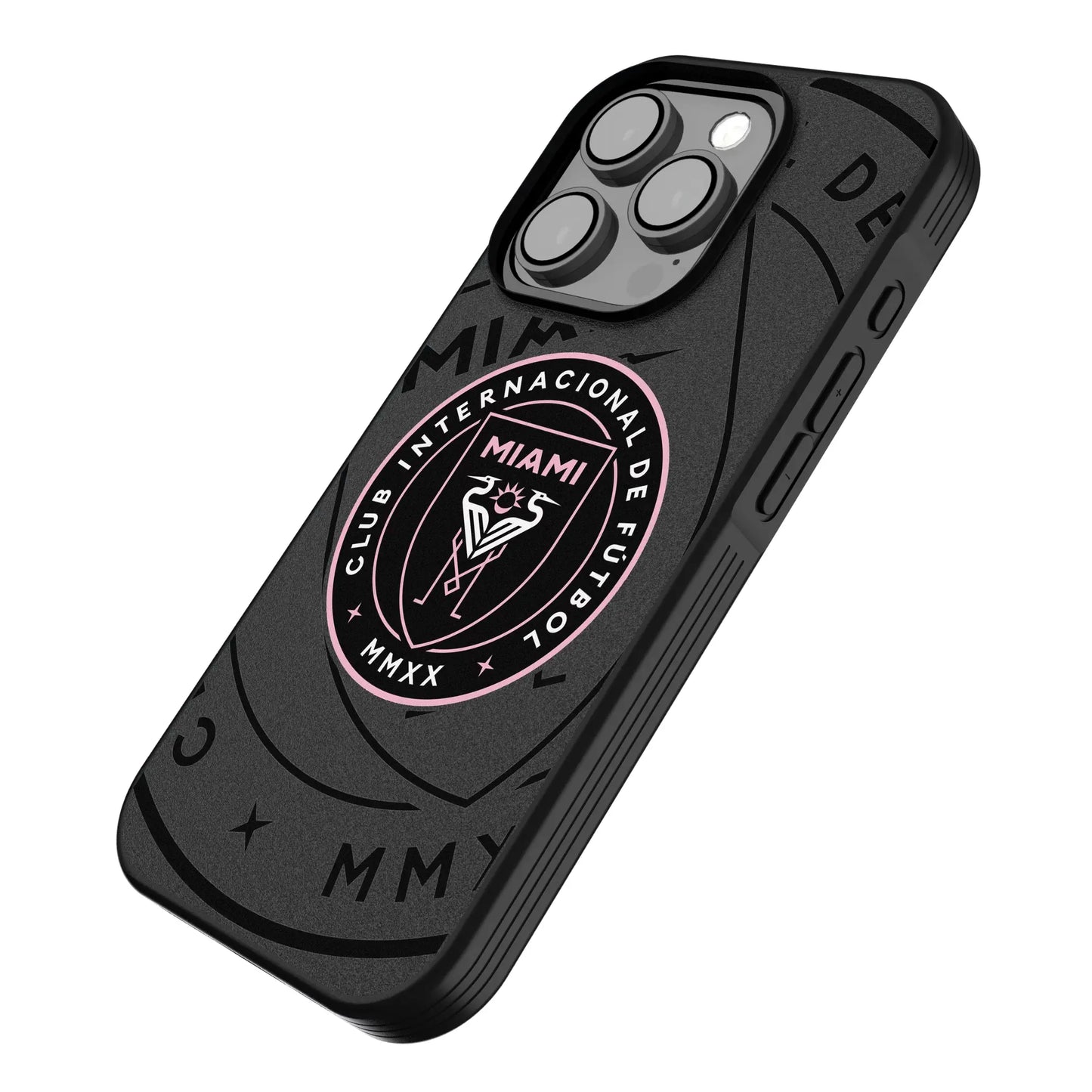 Inter Miami CF Monocolor Tilt Bump Phone Case for Apple iPhone