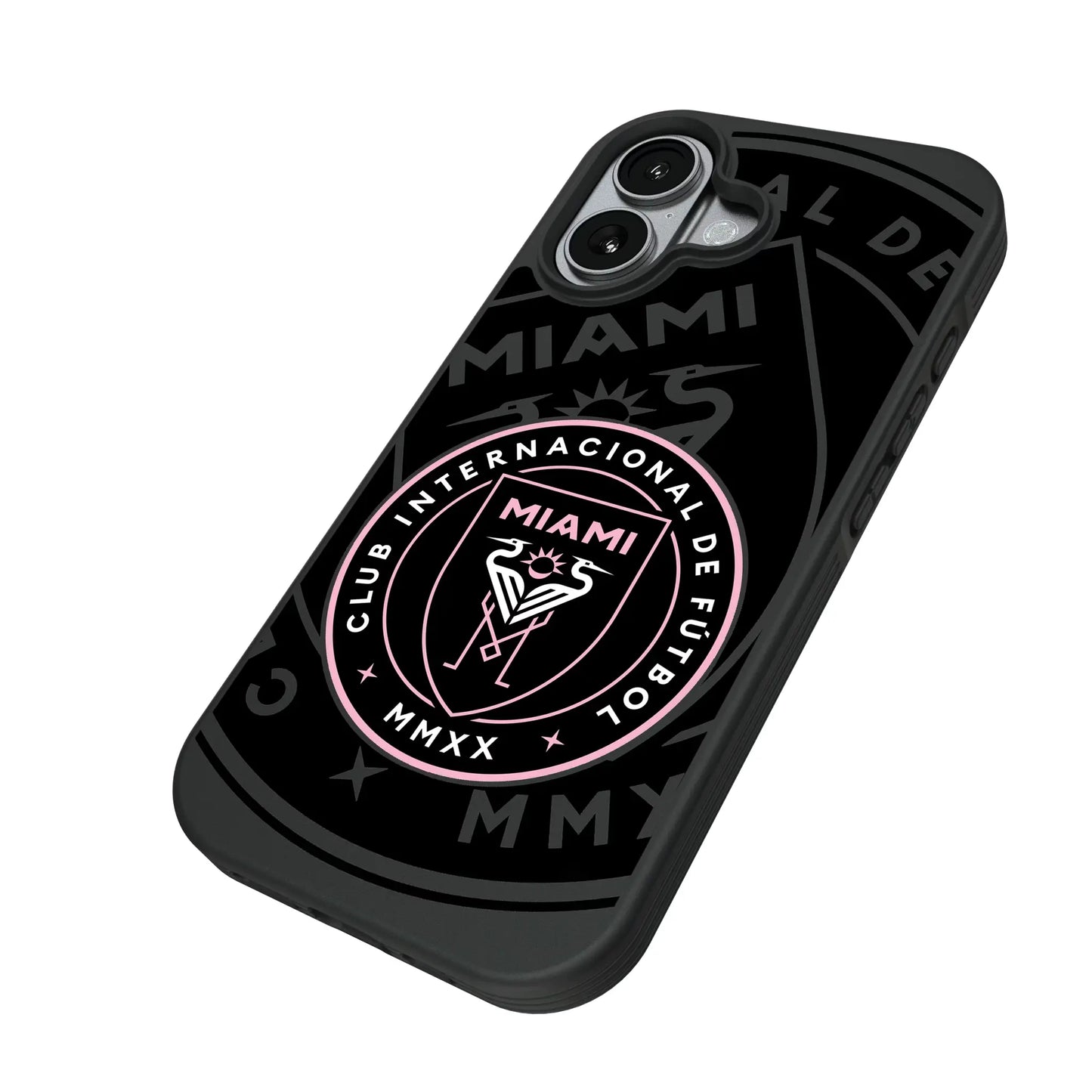 Inter Miami CF Monocolor Tilt Bump Phone Case for Apple iPhone