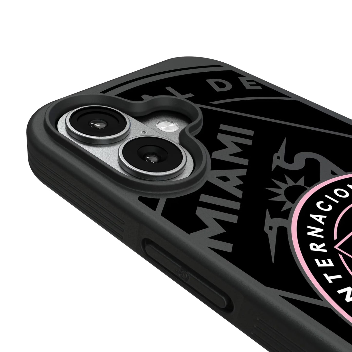 Inter Miami CF Monocolor Tilt Bump Phone Case for Apple iPhone