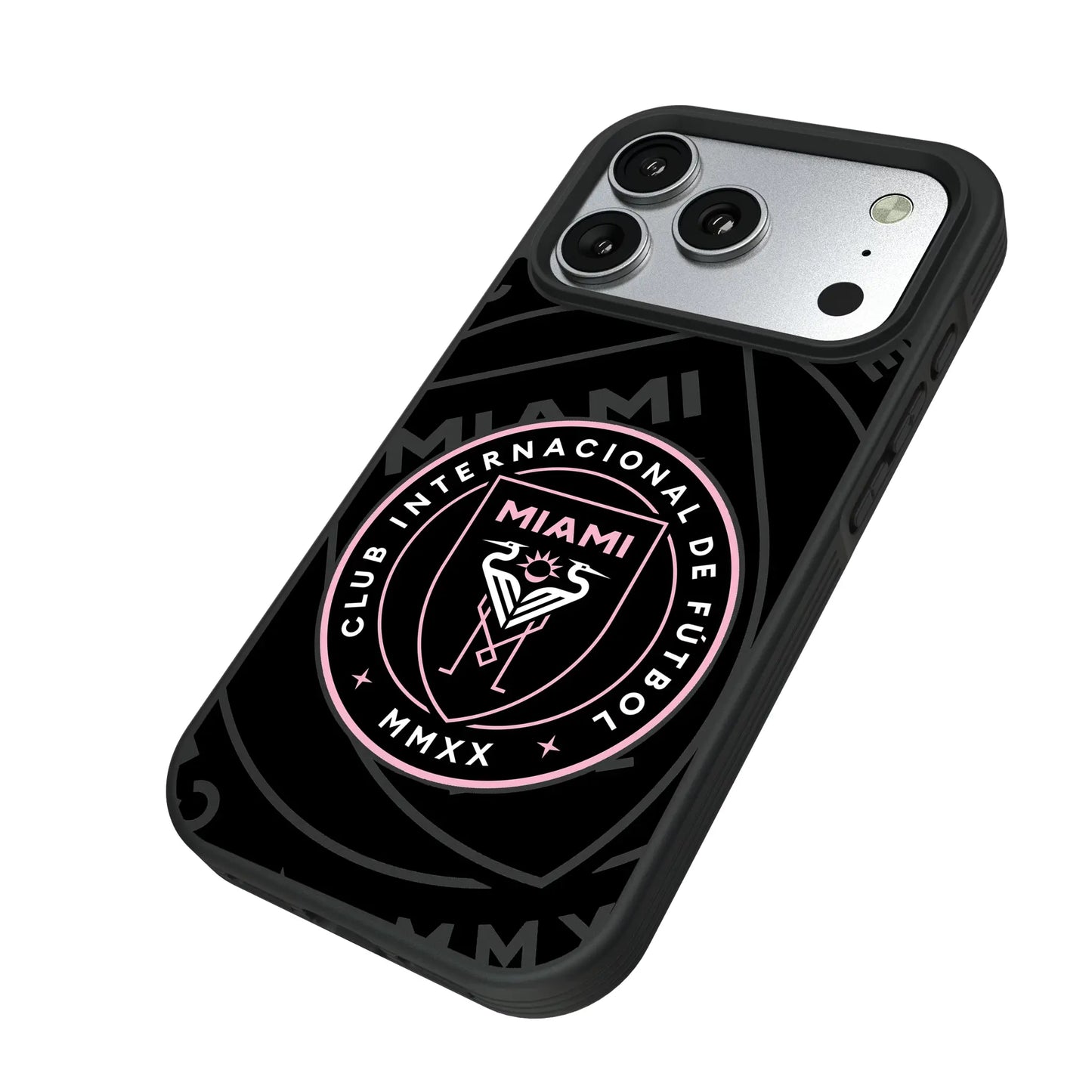 Inter Miami CF Monocolor Tilt Bump Phone Case for Apple iPhone