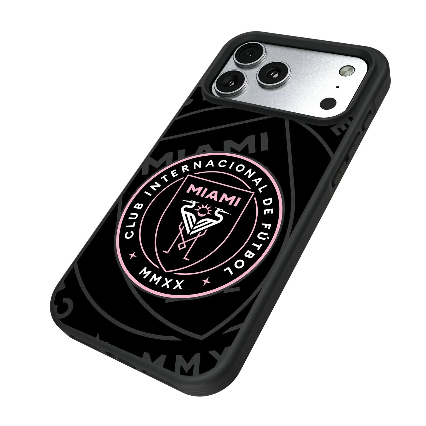 Inter Miami CF Monocolor Tilt Bump Phone Case for Apple iPhone