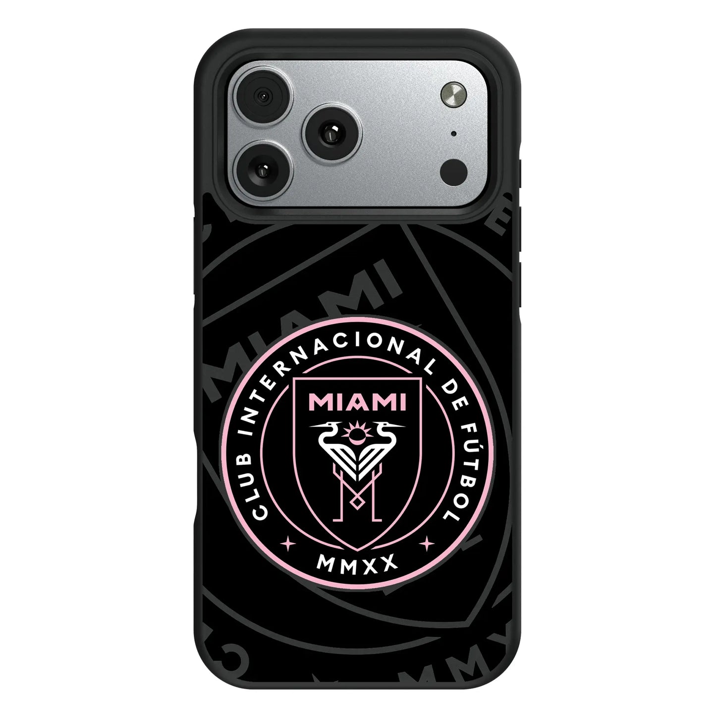 Inter Miami CF Monocolor Tilt Bump Phone Case for Apple iPhone