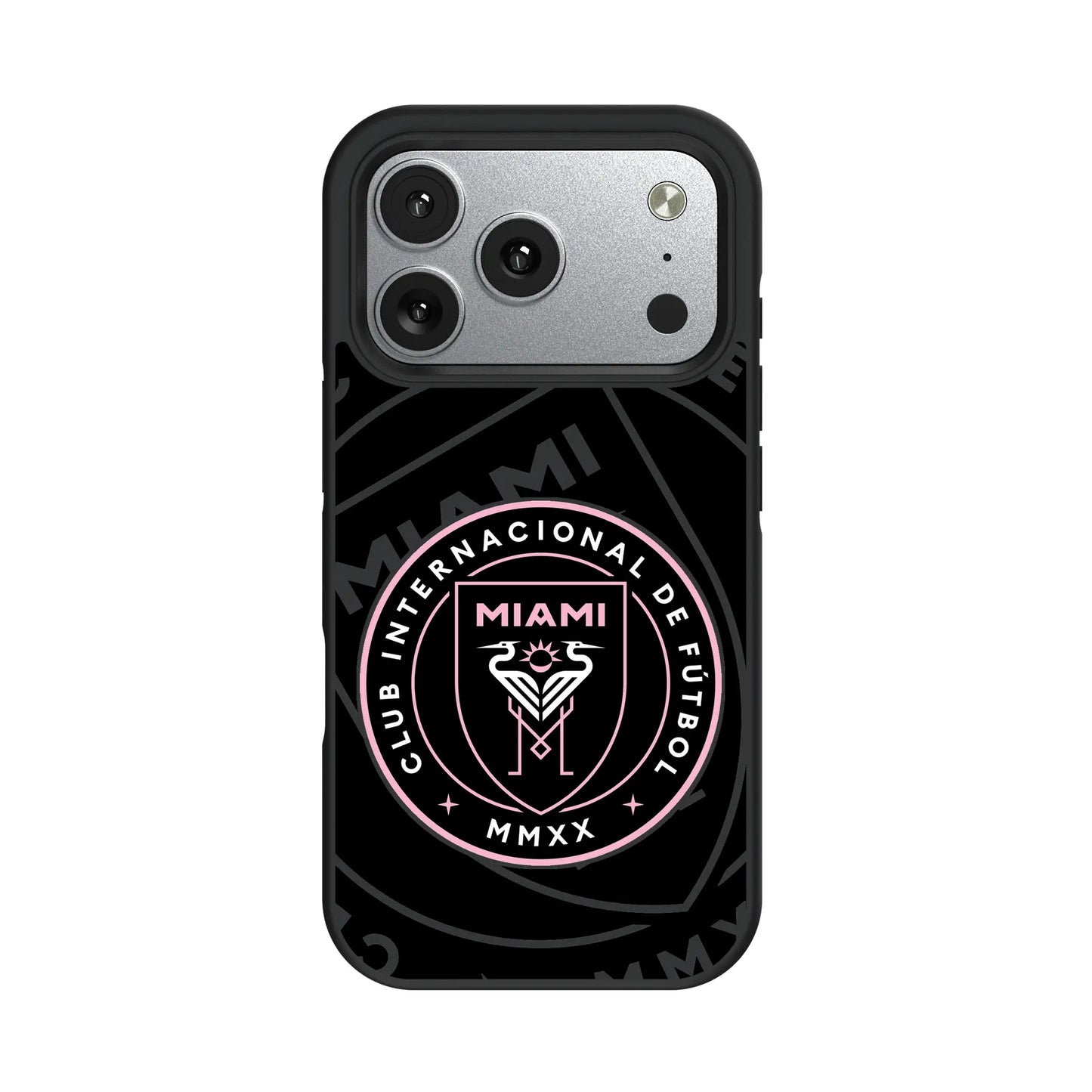 Inter Miami CF Monocolor Tilt Bump Phone Case for Apple iPhone