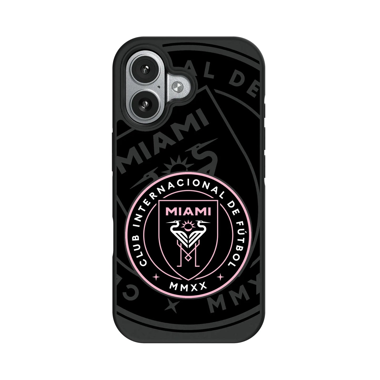 Inter Miami CF Monocolor Tilt Bump Phone Case for Apple iPhone