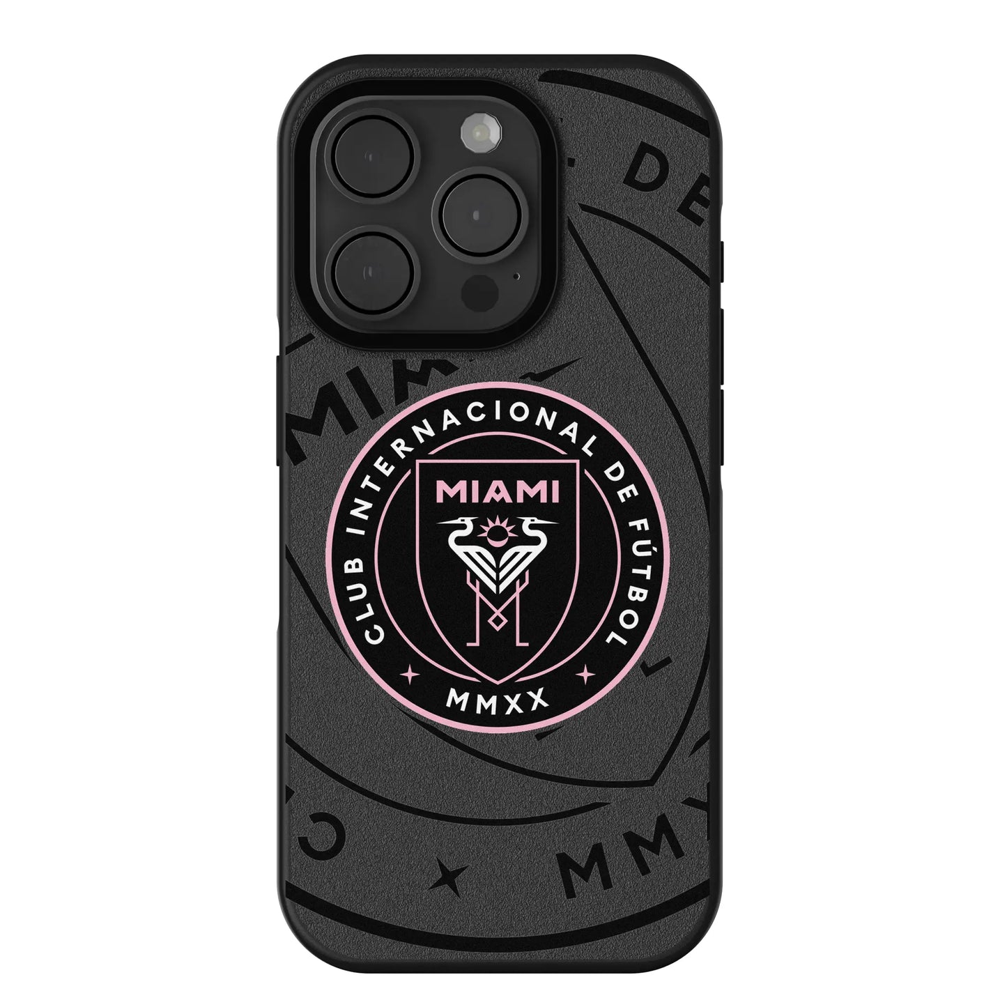 Inter Miami CF Monocolor Tilt Bump Phone Case for Apple iPhone