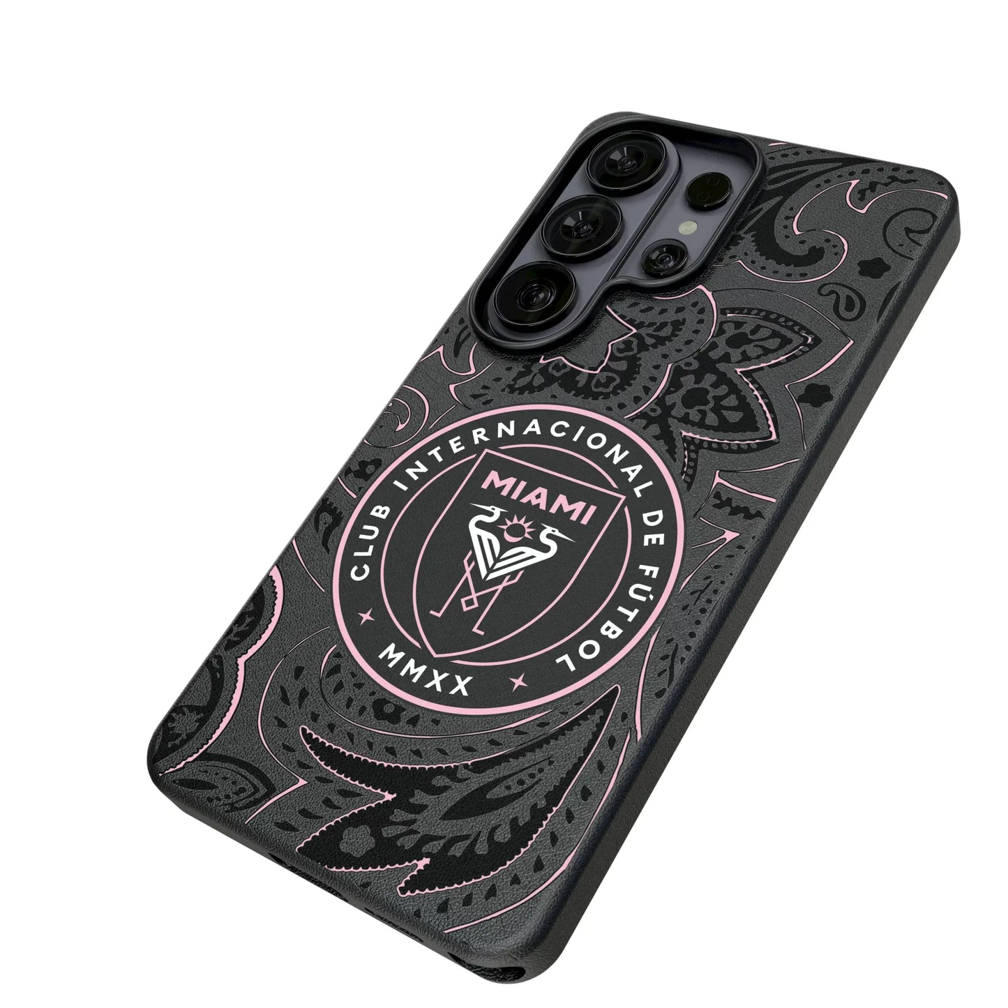 Inter Miami CF Paisley MagSafe Compatible Phone Case for Samsung Galaxy