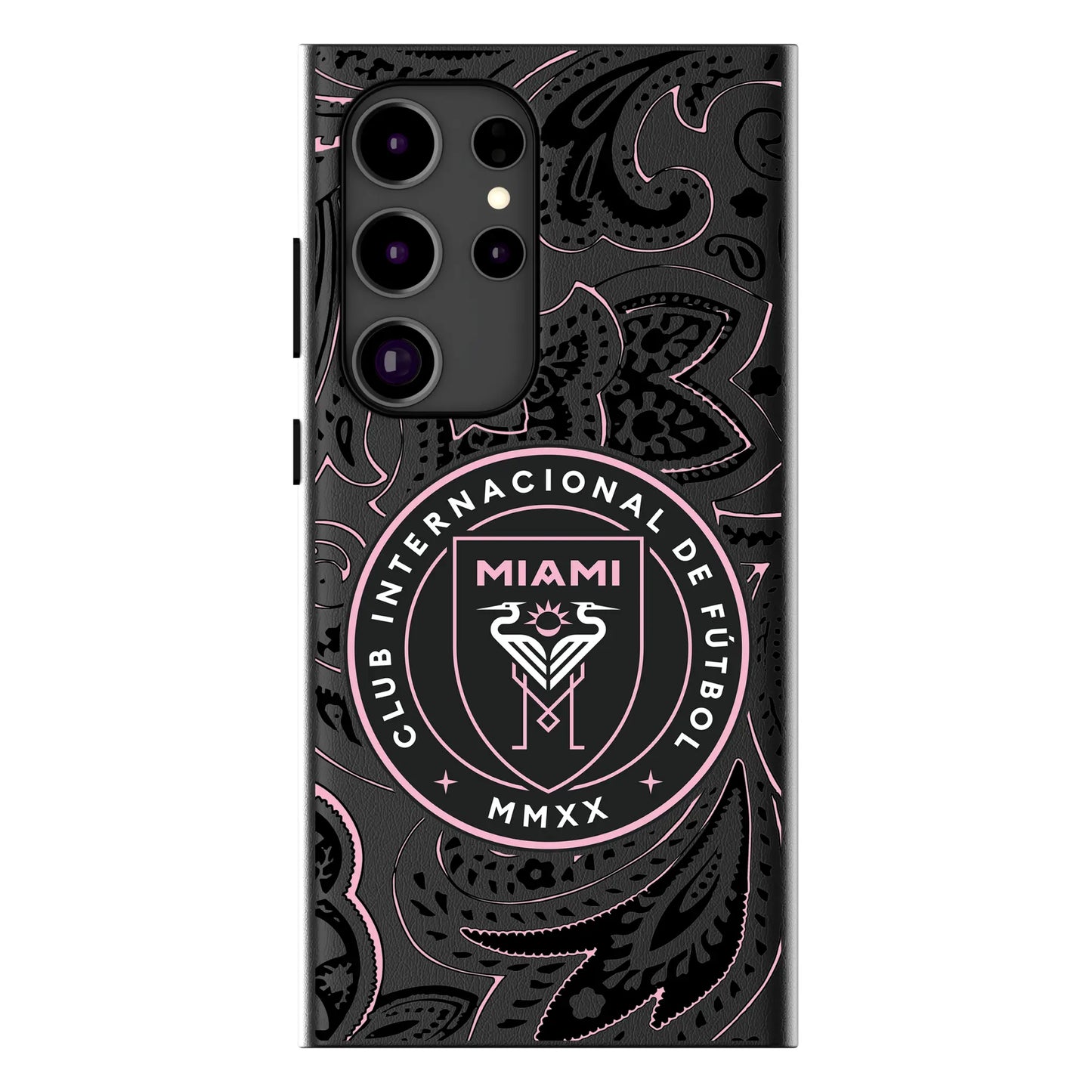 Inter Miami CF Paisley MagSafe Compatible Phone Case for Samsung Galaxy