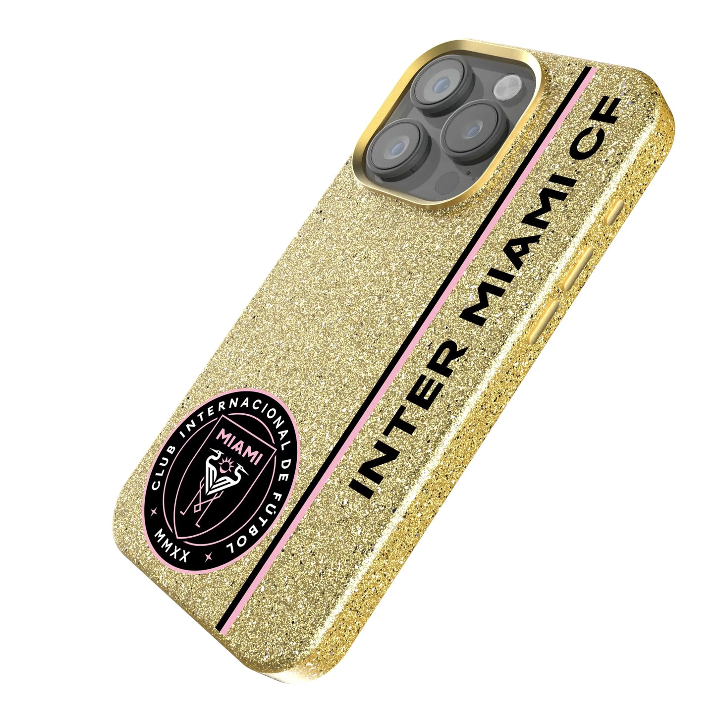 Inter Miami CF Sidebar Bling Phone Case for Apple iPhone