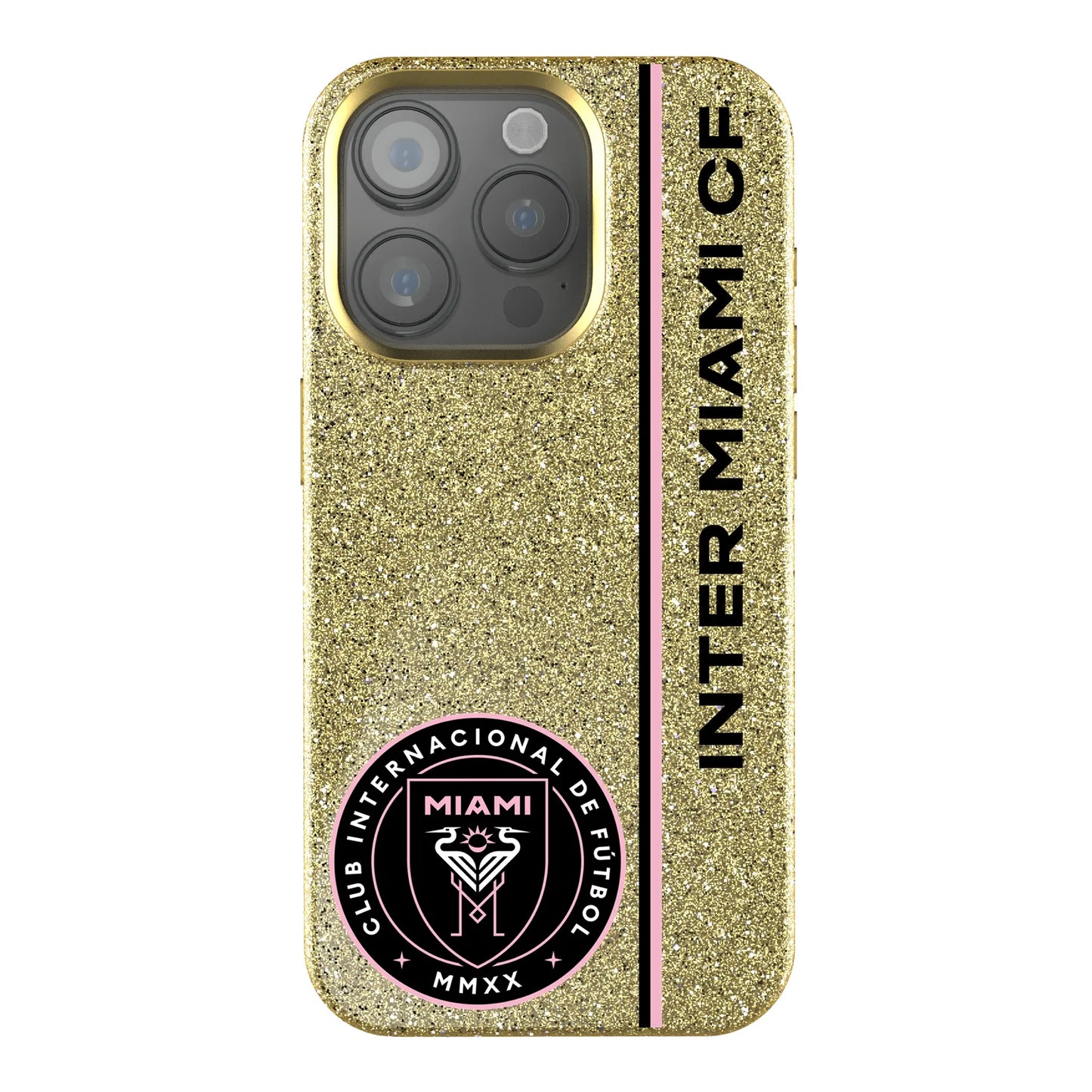 Inter Miami CF Sidebar Bling Phone Case for Apple iPhone