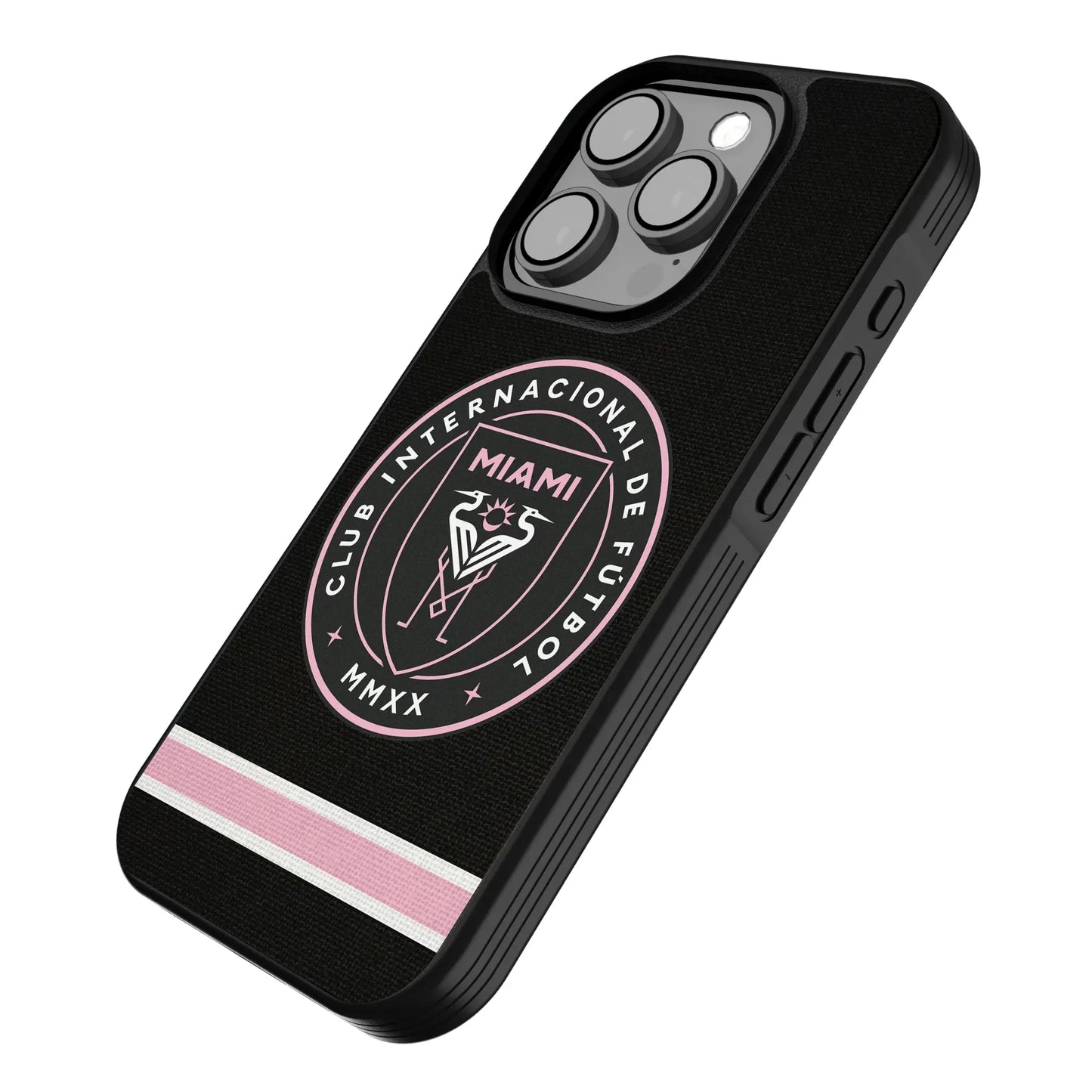 Inter Miami CF Stripe Bump Phone Case for Apple iPhone