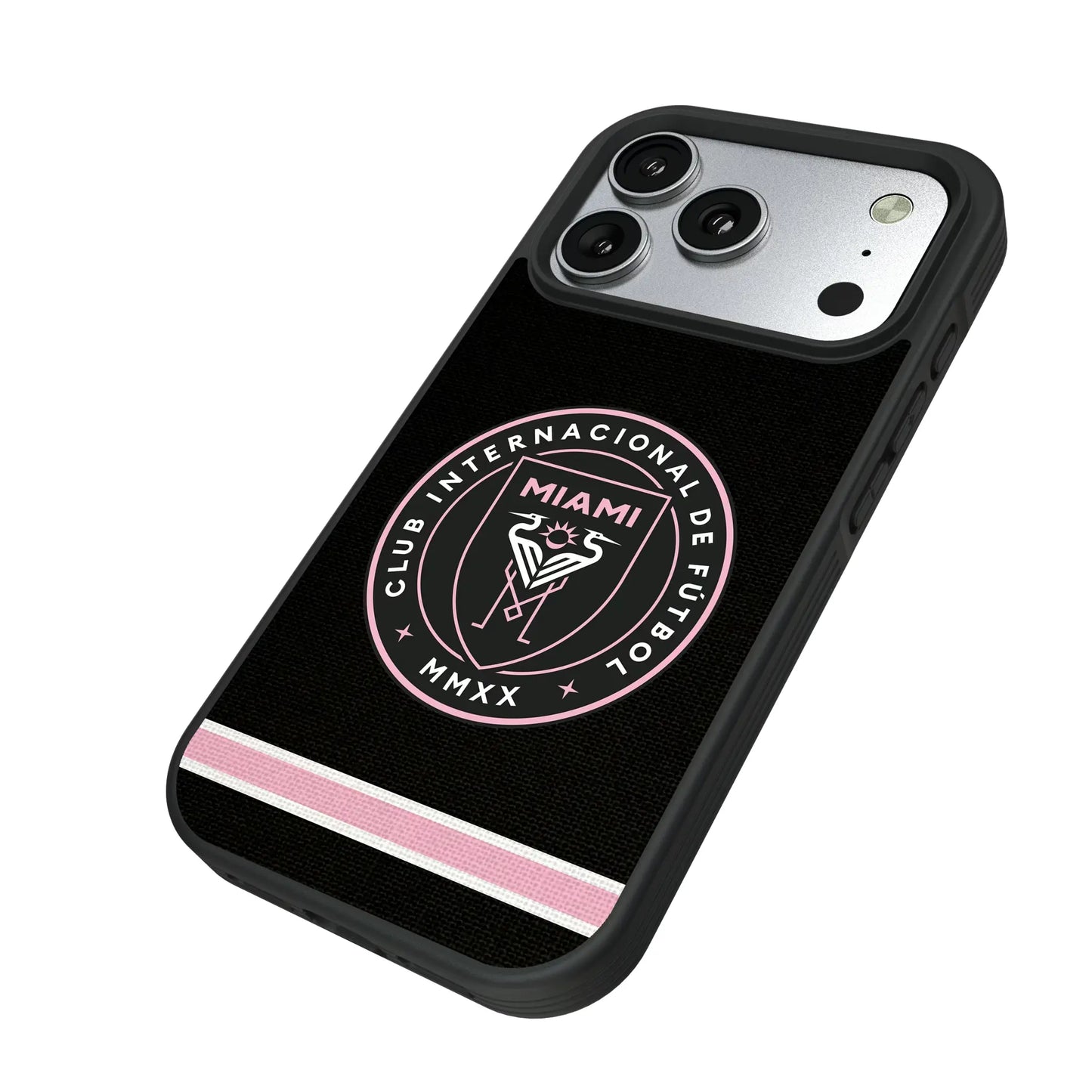 Inter Miami CF Stripe Bump Phone Case for Apple iPhone