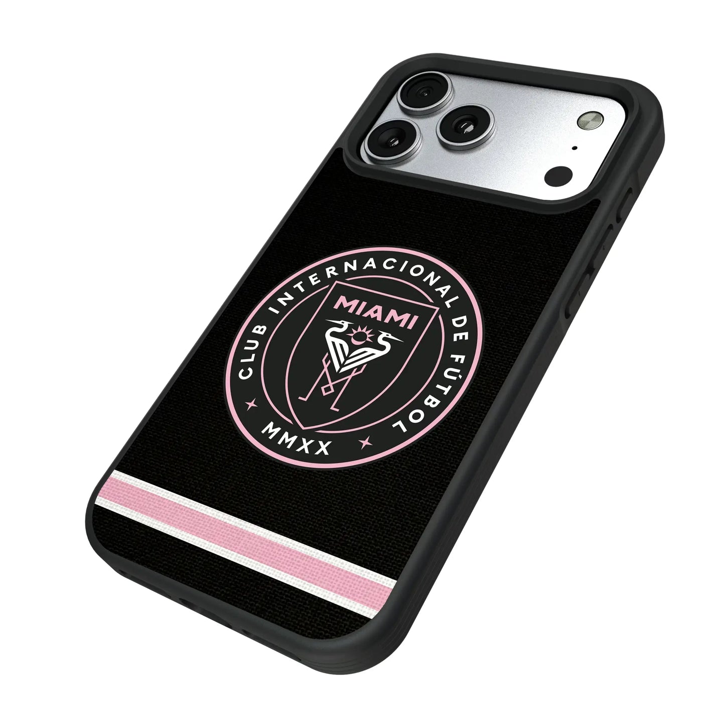 Inter Miami CF Stripe Bump Phone Case for Apple iPhone