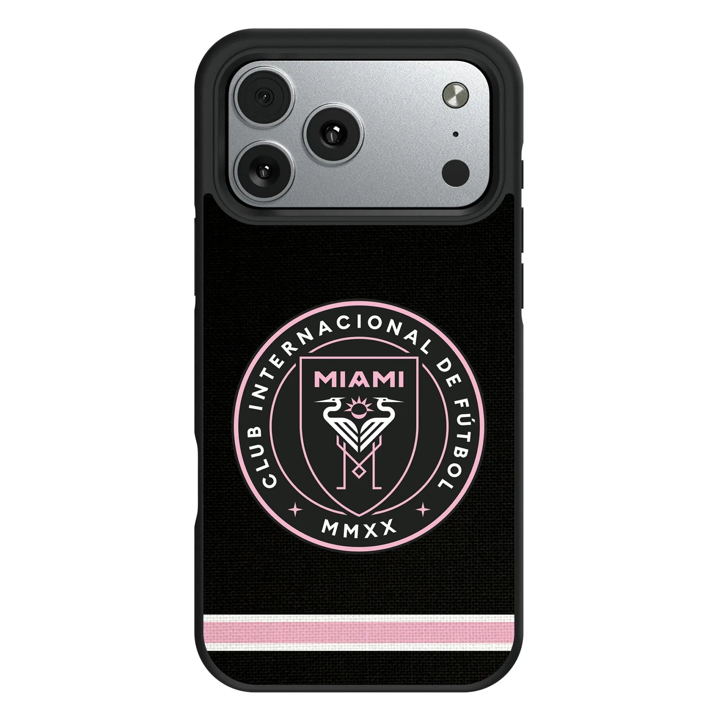 Inter Miami CF Stripe Bump Phone Case for Apple iPhone