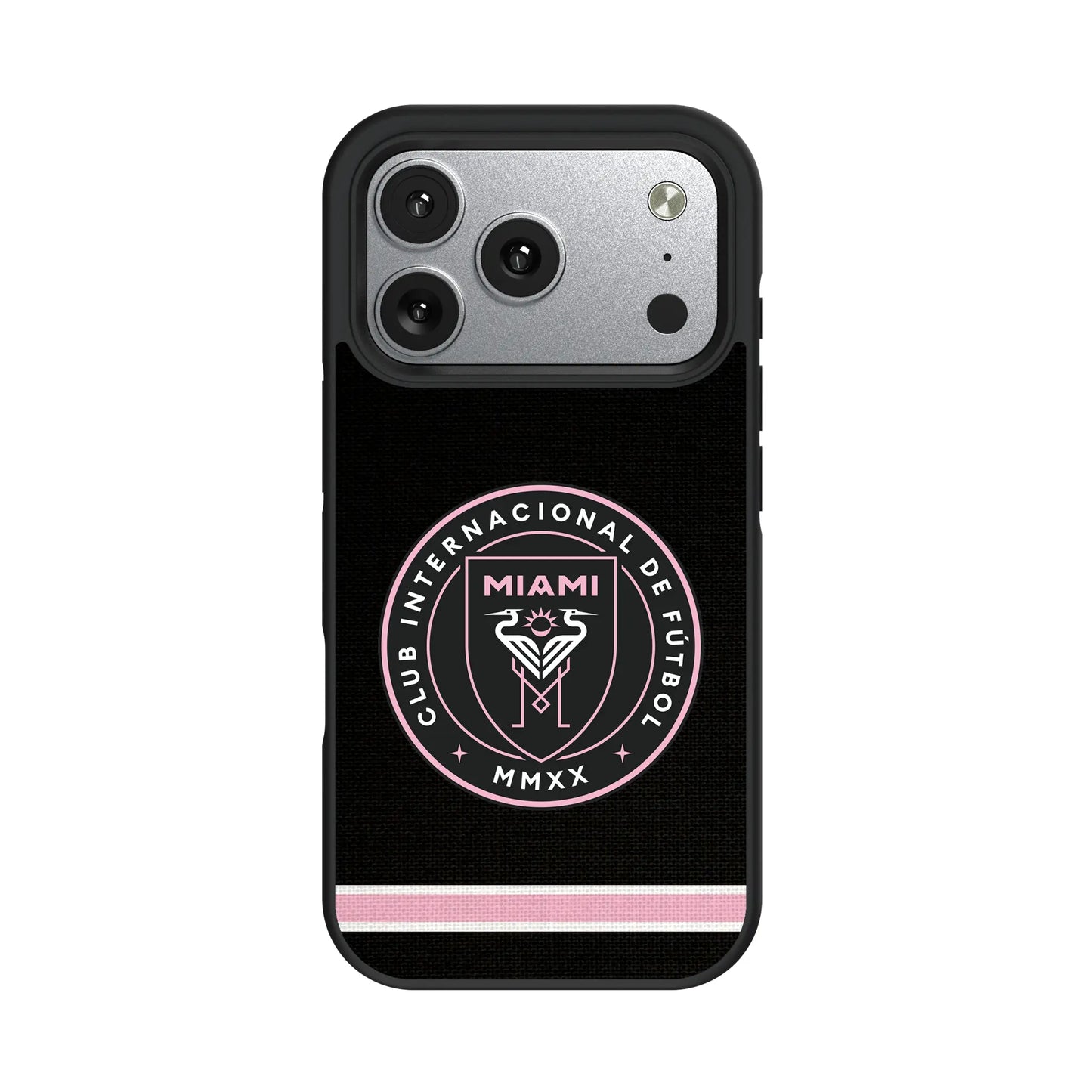Inter Miami CF Stripe Bump Phone Case for Apple iPhone