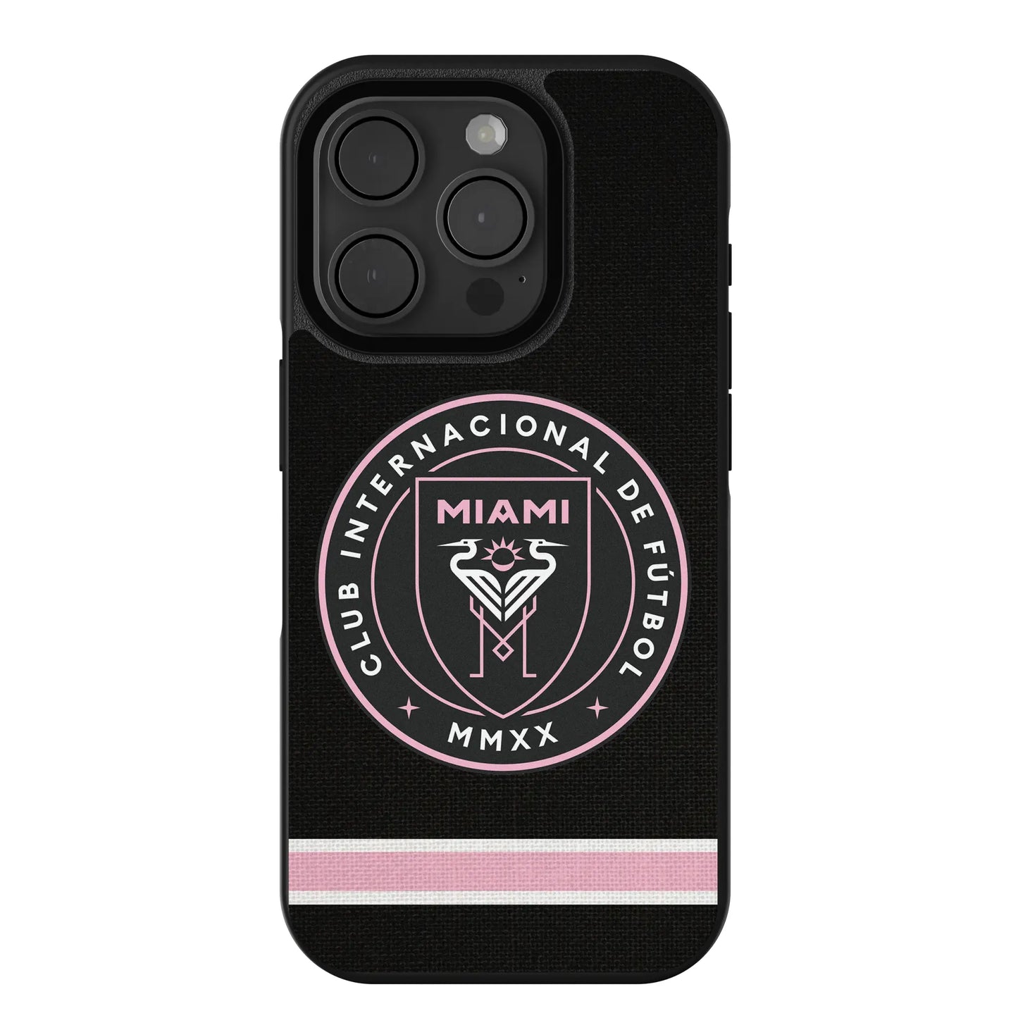 Inter Miami CF Stripe Bump Phone Case for Apple iPhone
