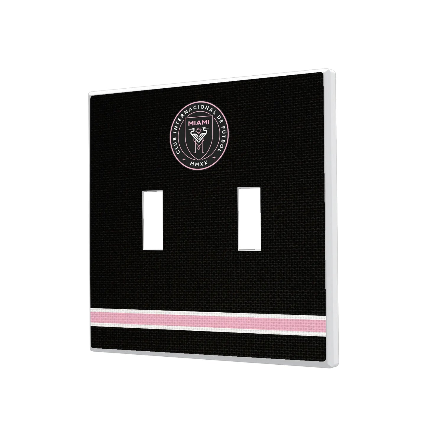 Inter Miami CF Stripe Hidden-Screw Light Switch Plate