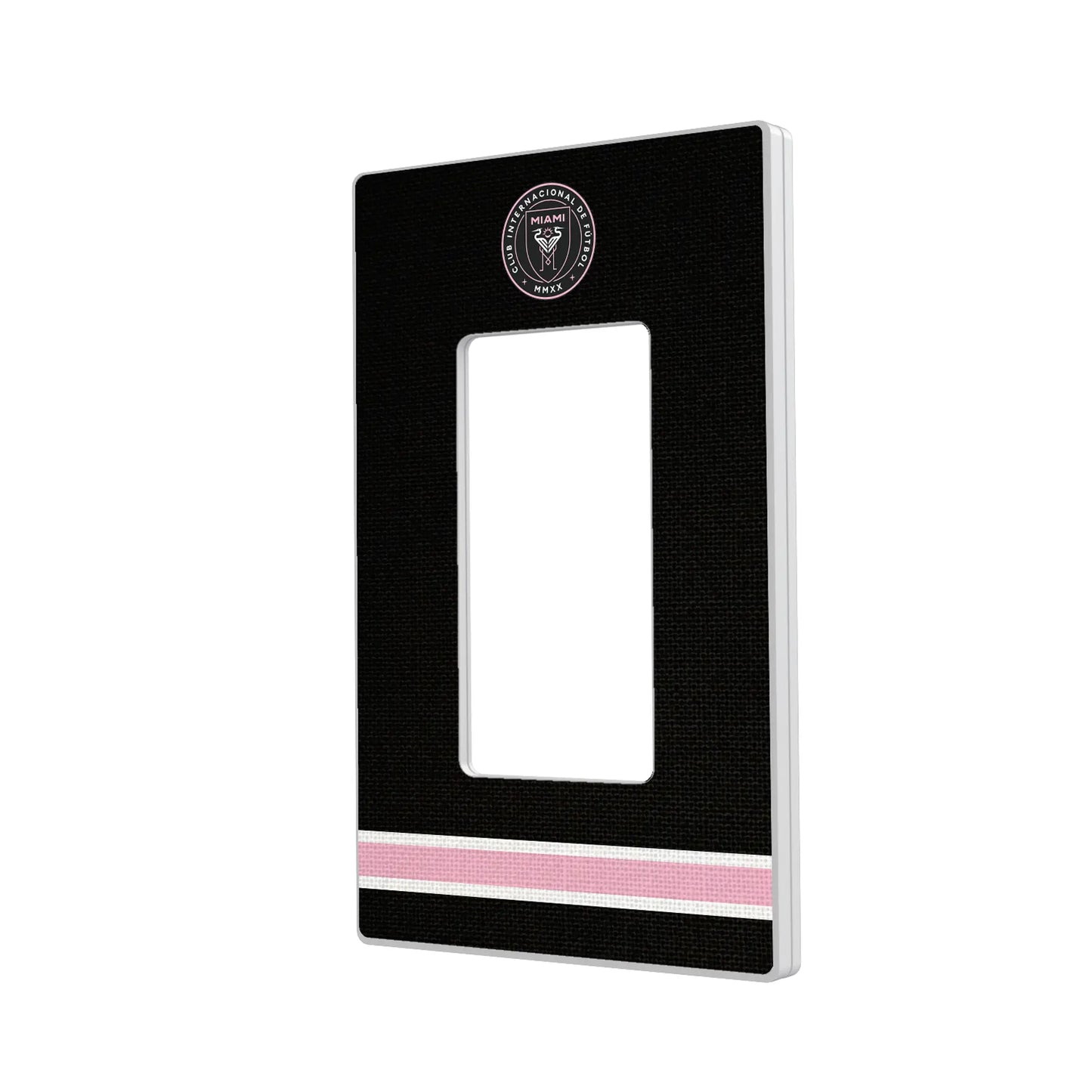 Inter Miami CF Stripe Hidden-Screw Light Switch Plate