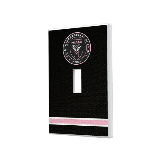 Inter Miami CF Stripe Hidden-Screw Light Switch Plate