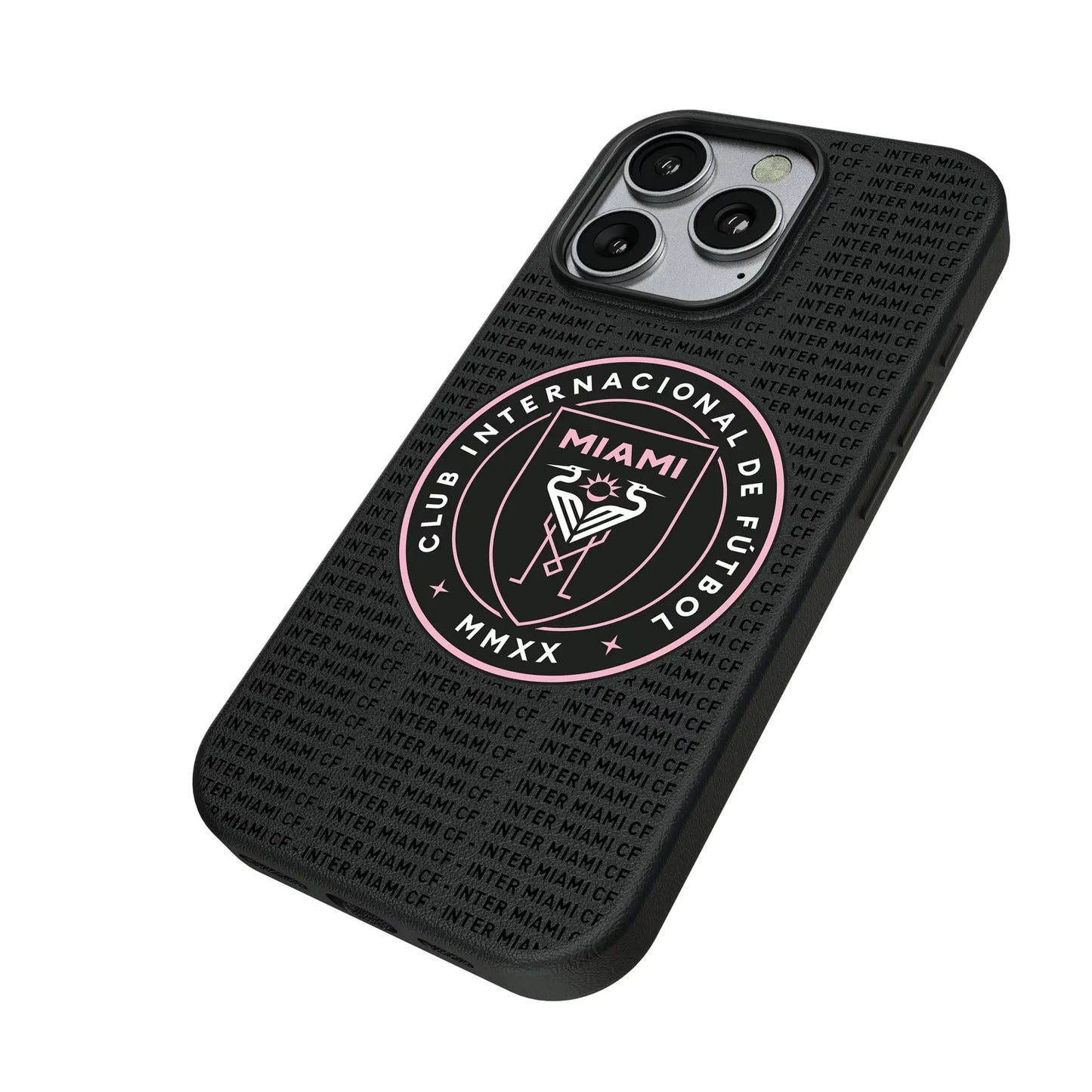 Inter Miami CF Text Backdrop MagSafe Compatible Phone Case for Apple iPhone