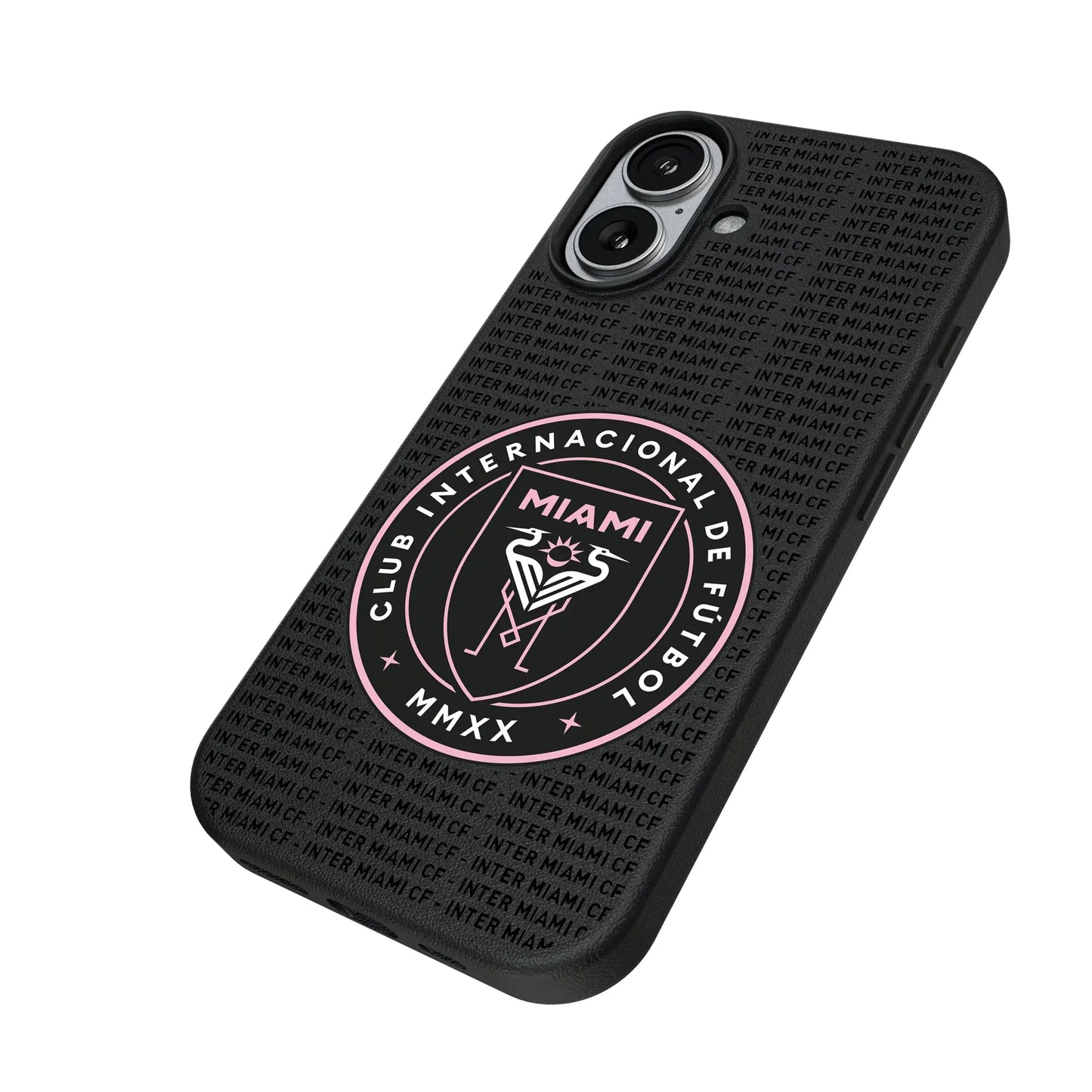 Inter Miami CF Text Backdrop MagSafe Compatible Phone Case for Apple iPhone