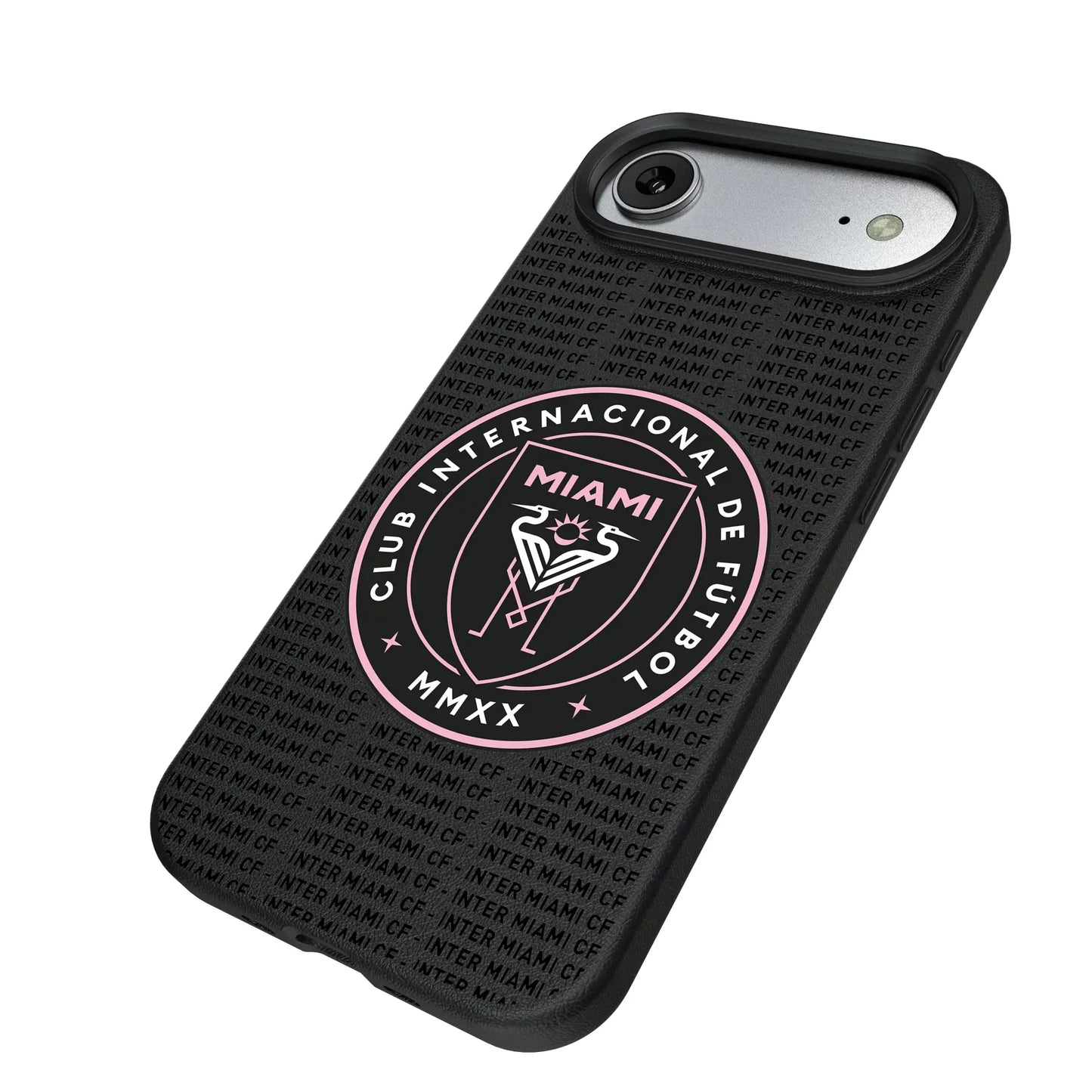 Inter Miami CF Text Backdrop MagSafe Compatible Phone Case for Apple iPhone