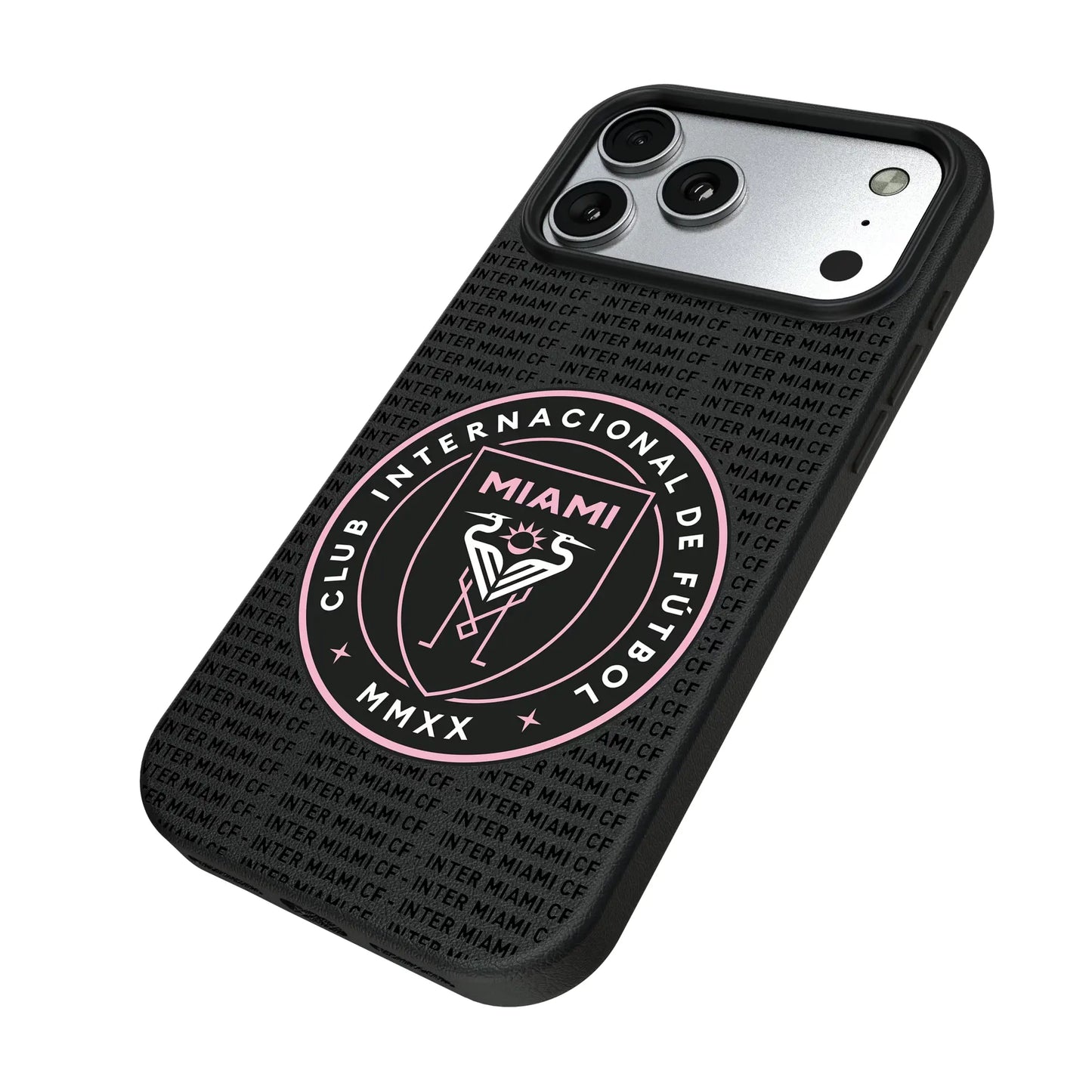 Inter Miami CF Text Backdrop MagSafe Compatible Phone Case for Apple iPhone