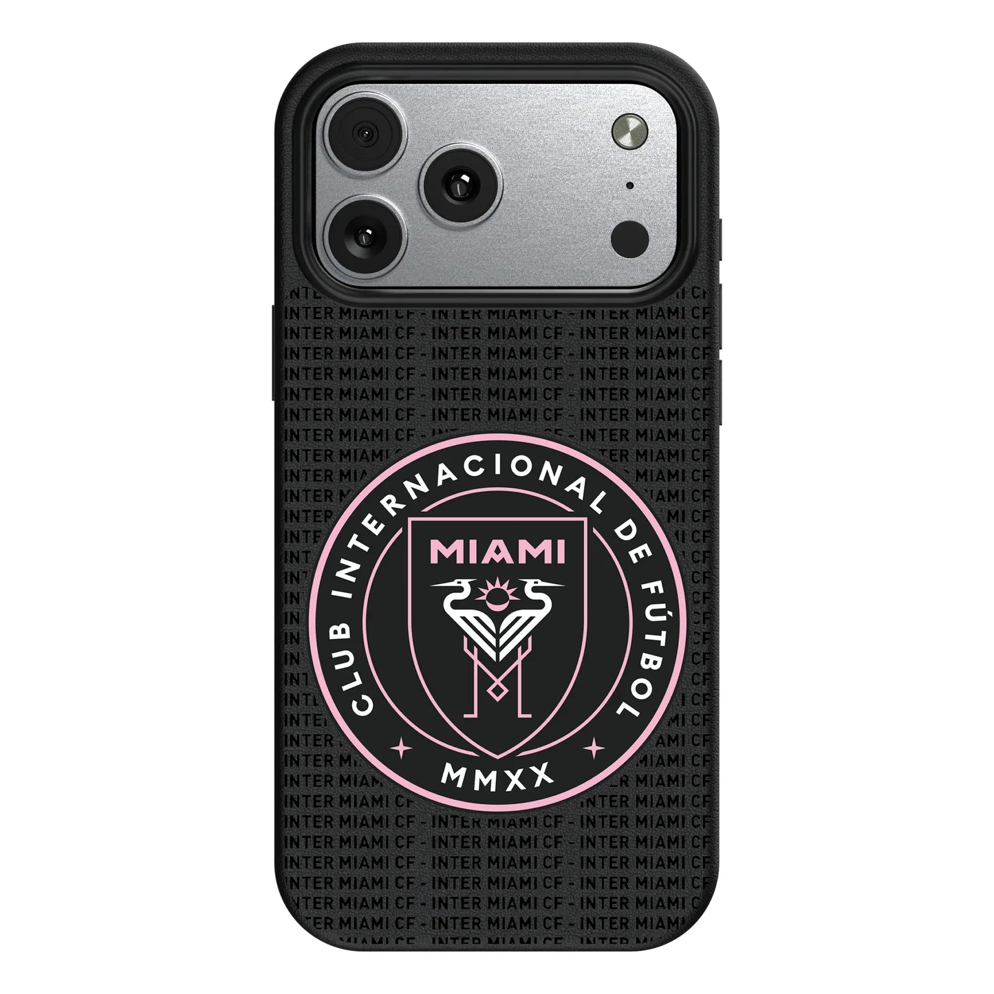 Inter Miami CF Text Backdrop MagSafe Compatible Phone Case for Apple iPhone