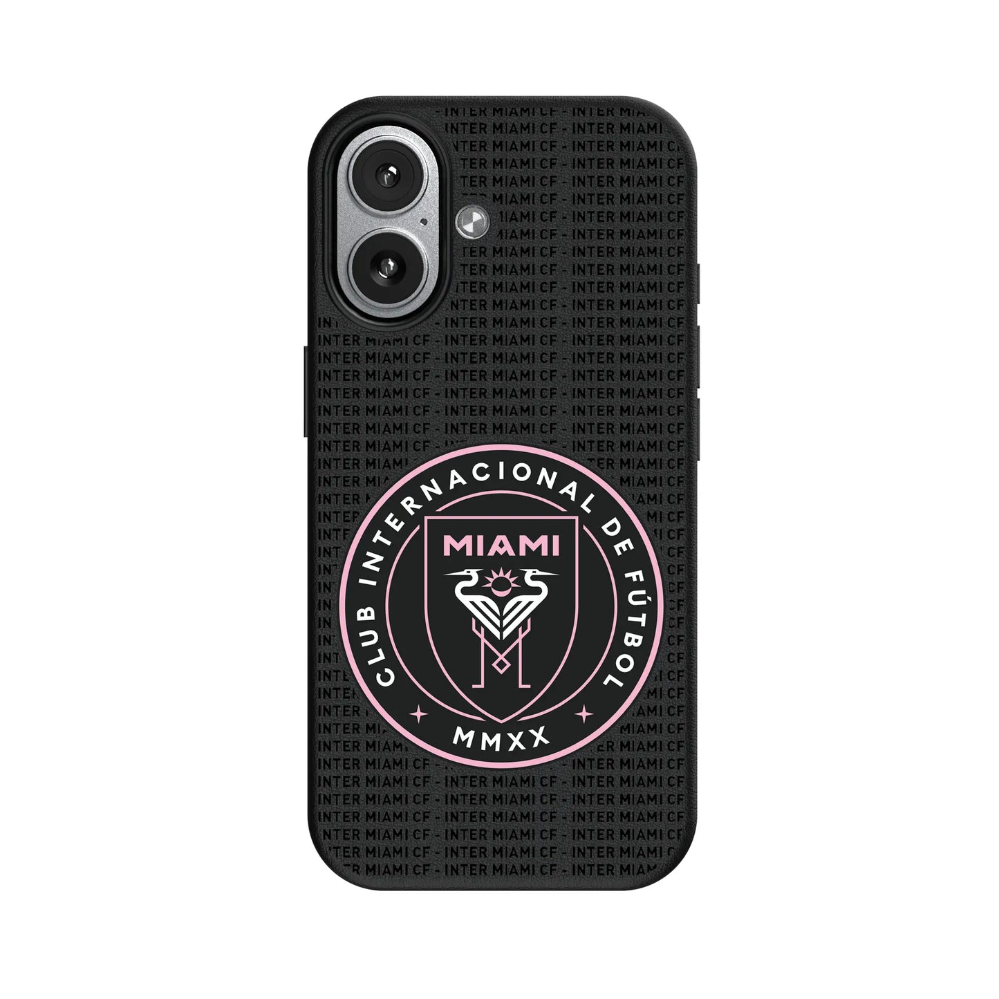 Inter Miami CF Text Backdrop MagSafe Compatible Phone Case for Apple iPhone
