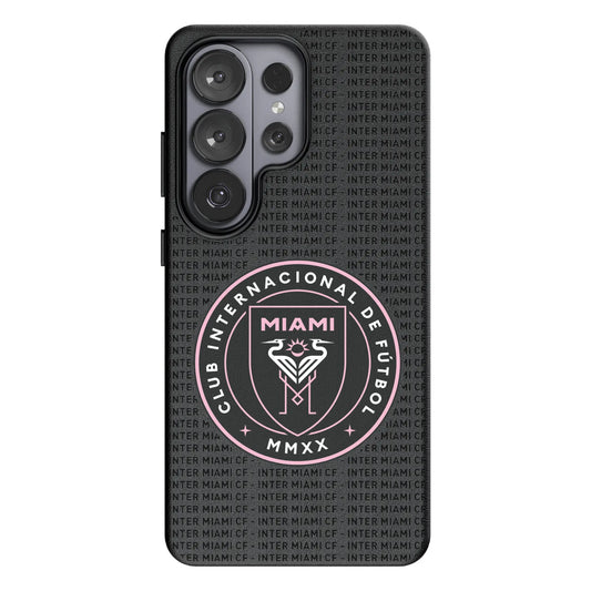 Inter Miami CF Text Backdrop MagSafe Compatible Phone Case for Samsung Galaxy