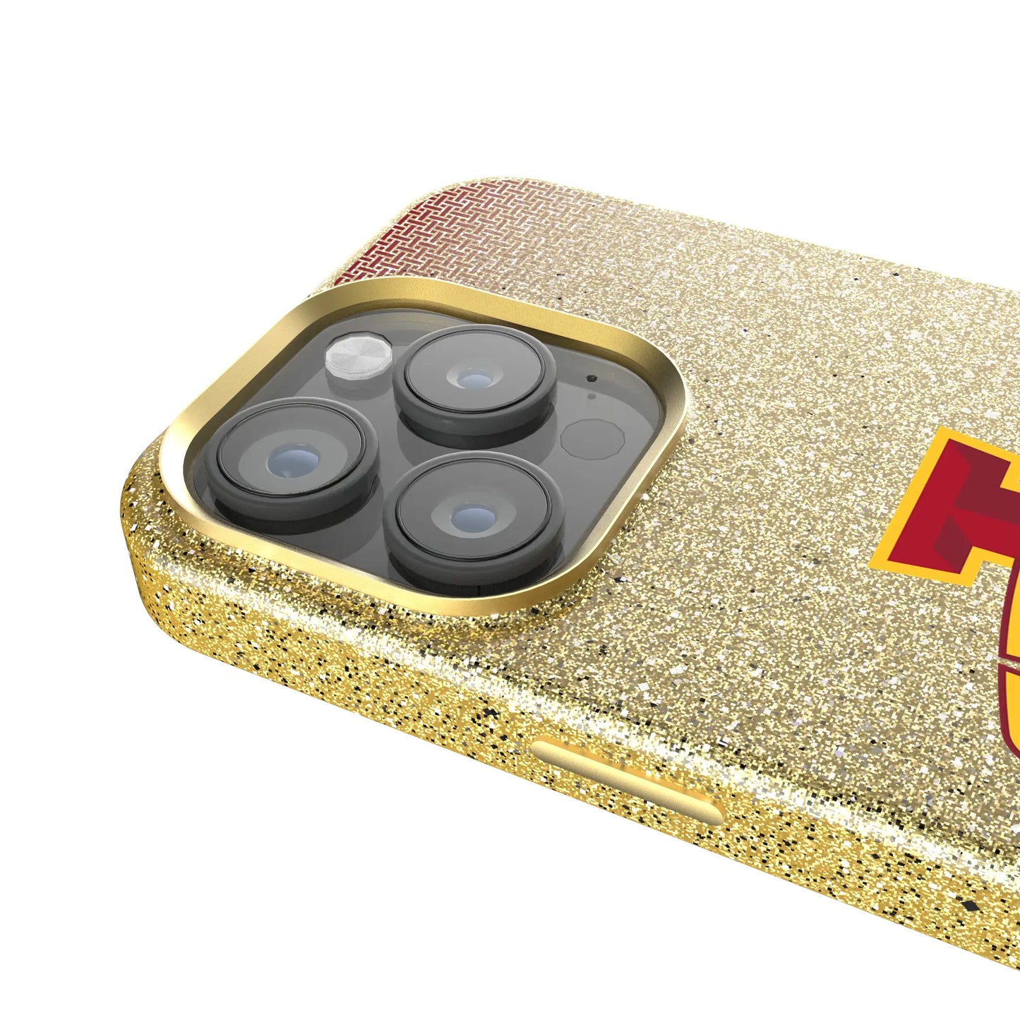 Iowa State University Cyclones Linen Bling Phone Case for Apple iPhone