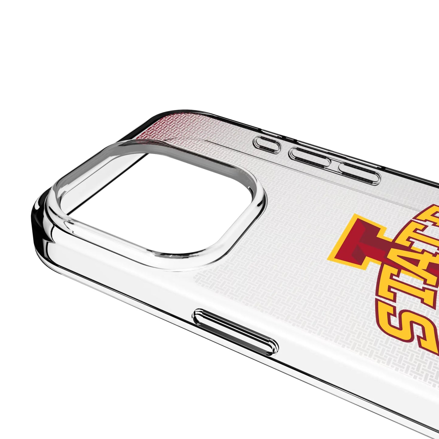 Iowa State University Cyclones Linen Clear Phone Case for Apple iPhone