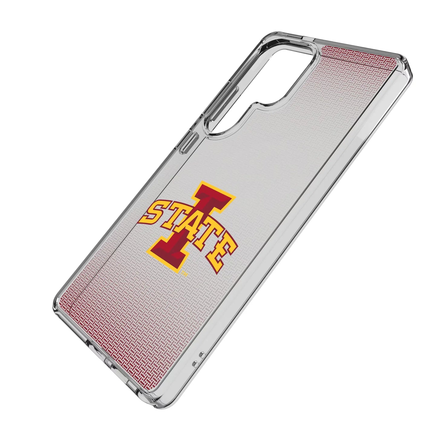Iowa State University Cyclones Linen Clear Phone Case for Samsung Galaxy