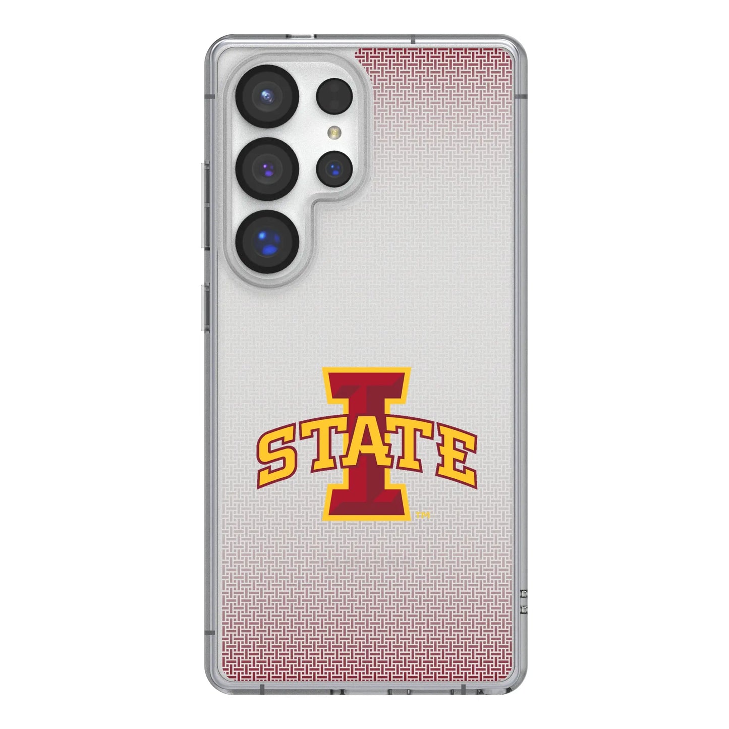 Iowa State University Cyclones Linen Clear Phone Case for Samsung Galaxy