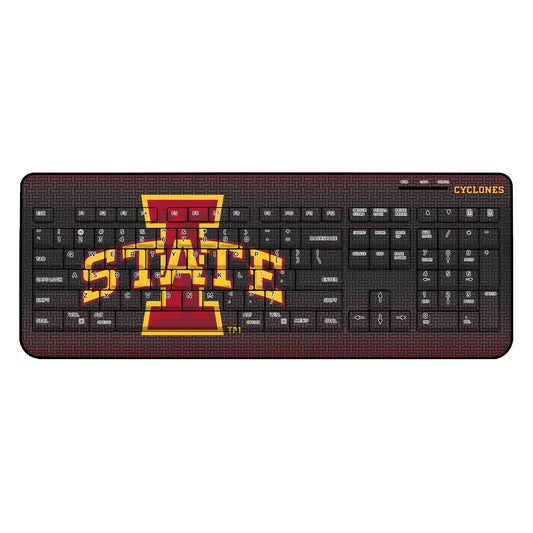 Iowa State University Cyclones Linen Wireless USB Keyboard