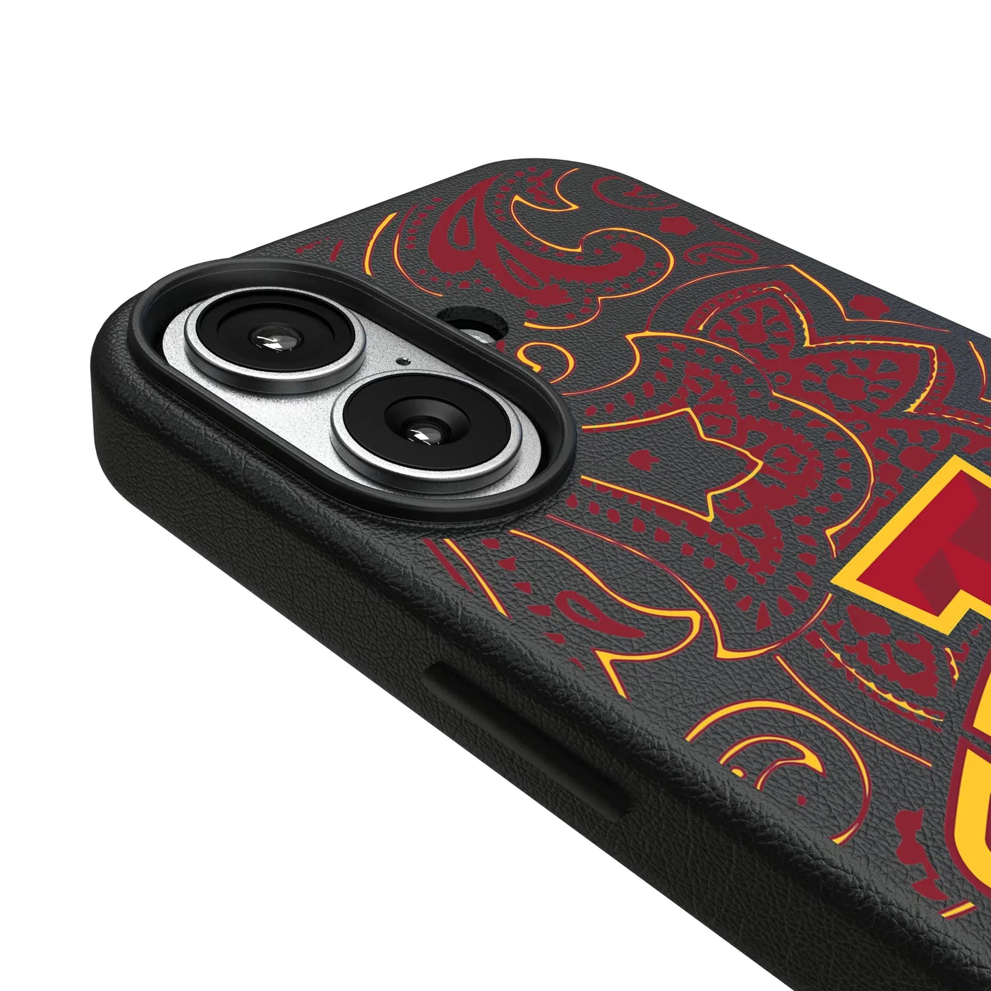 Iowa State University Cyclones Paisley MagSafe Compatible Phone Case for Apple iPhone
