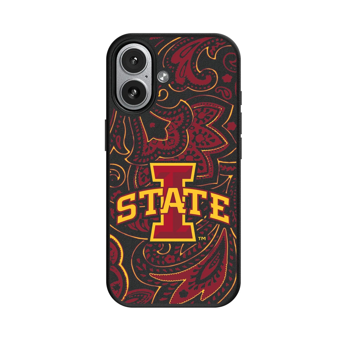 Iowa State University Cyclones Paisley MagSafe Compatible Phone Case for Apple iPhone